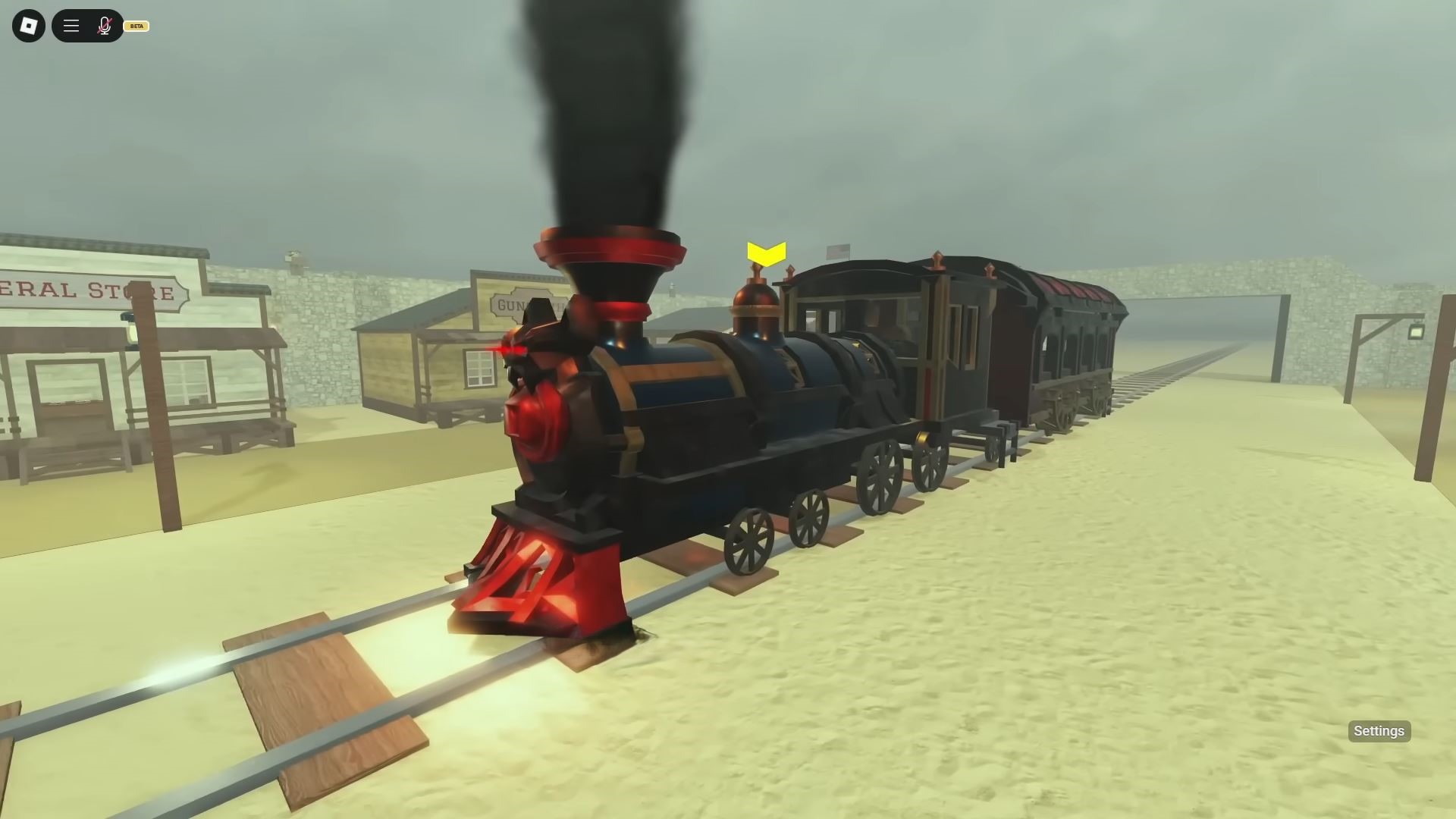 Dracula's Train in Dead Rails (Image via Roblox Corporation)
