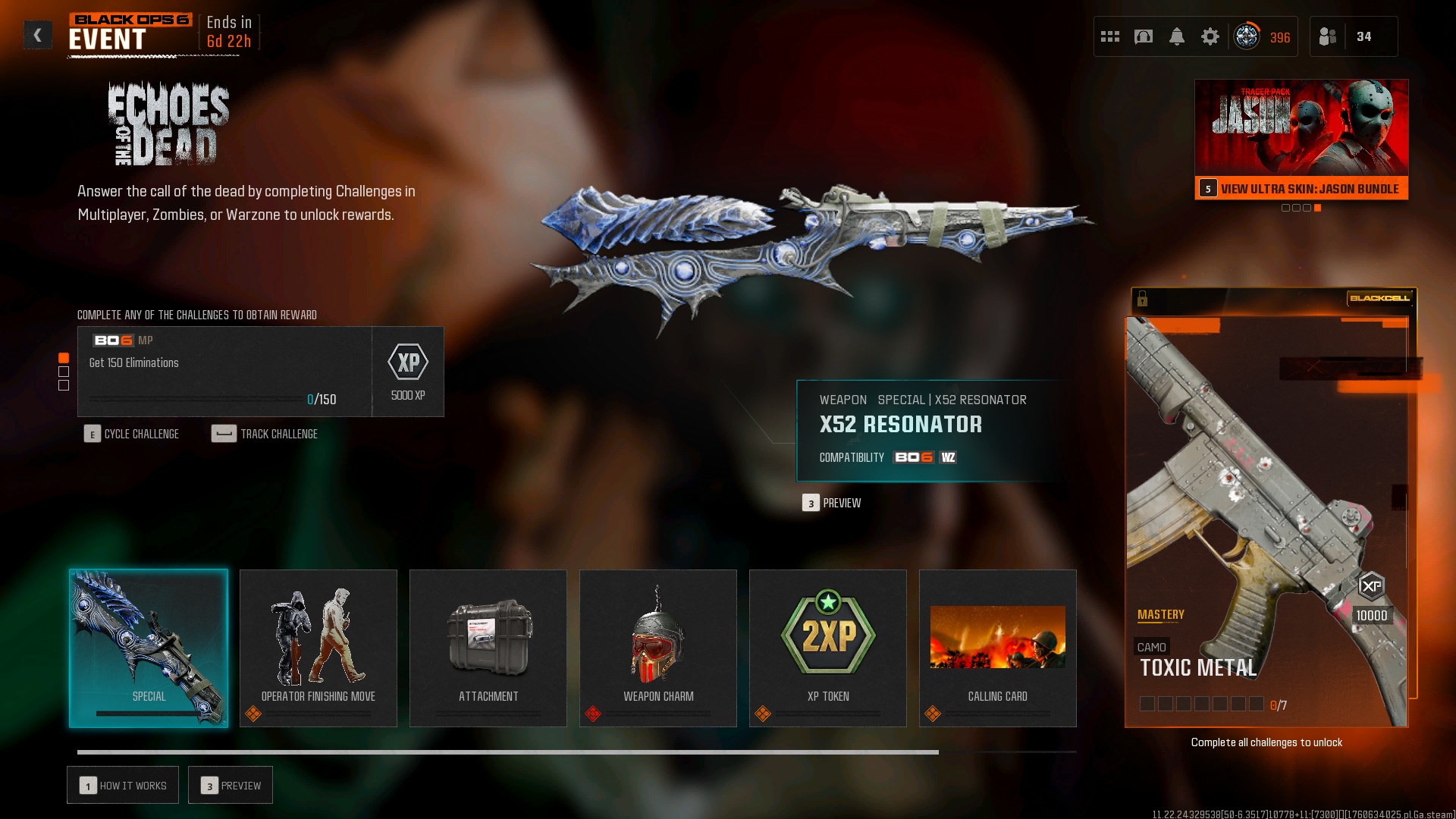 All rewards in the Echoes of the Dead event in Black Ops 6 and Warzone