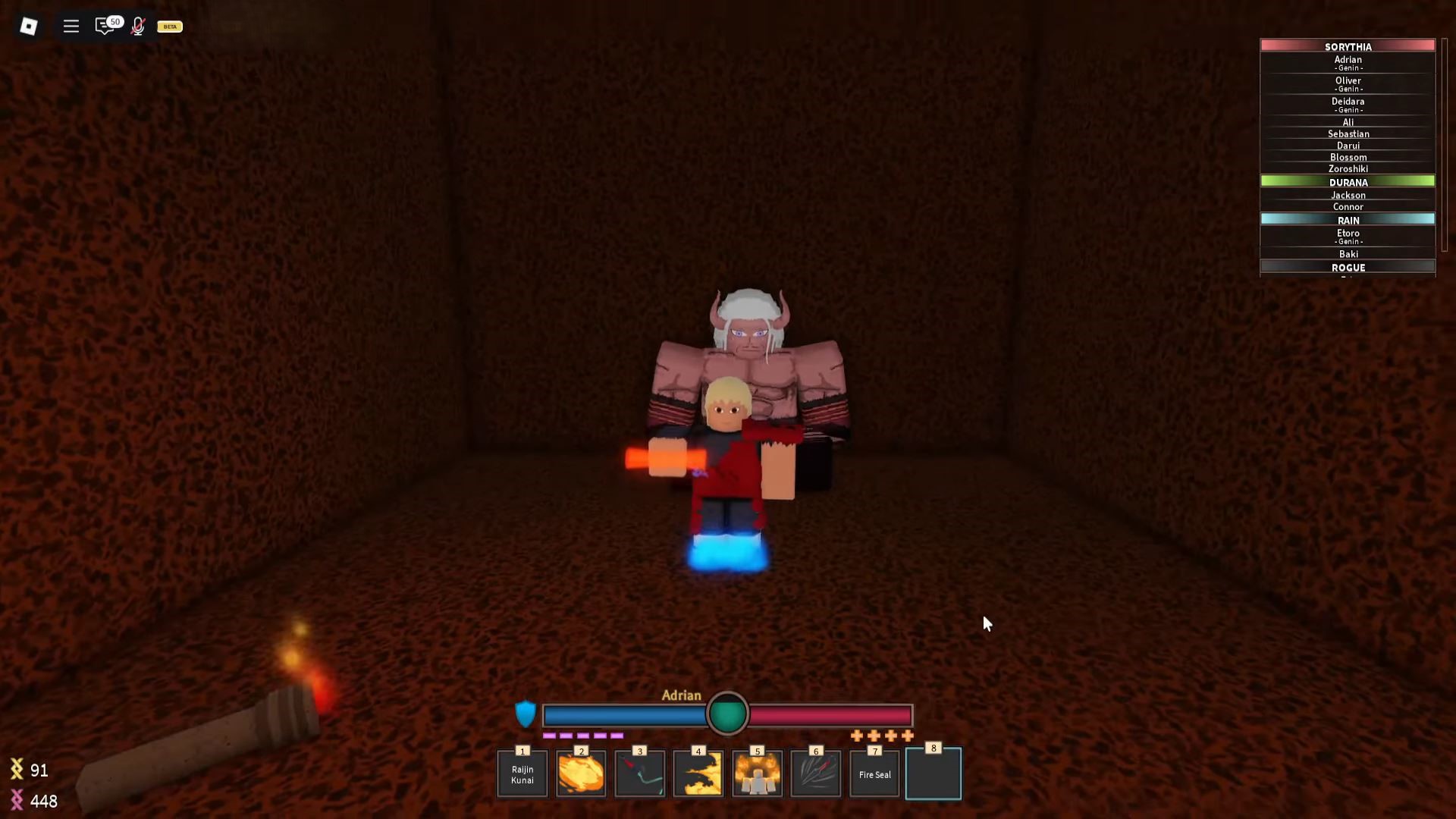 Flame Scroll in Bloodlines (Image via Roblox Corporation)