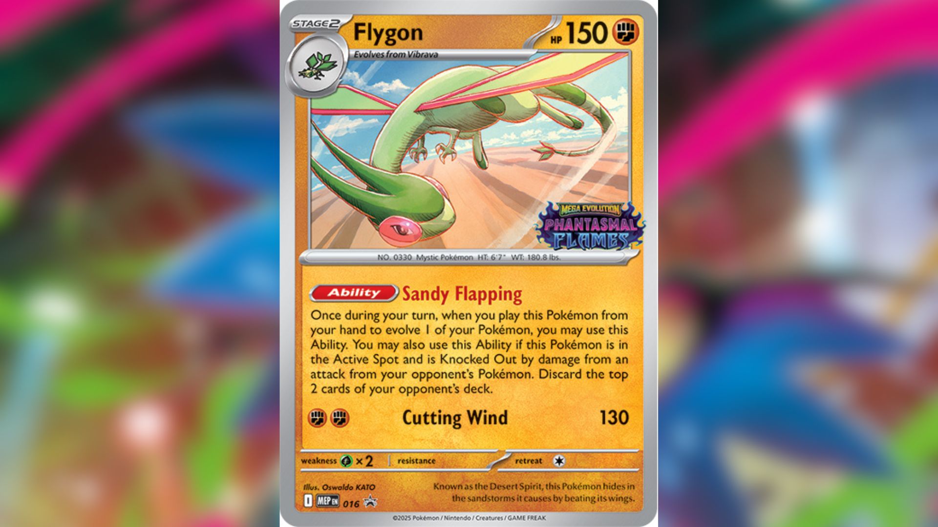 Flygon from Phantasmal Flames (Image via TPC)