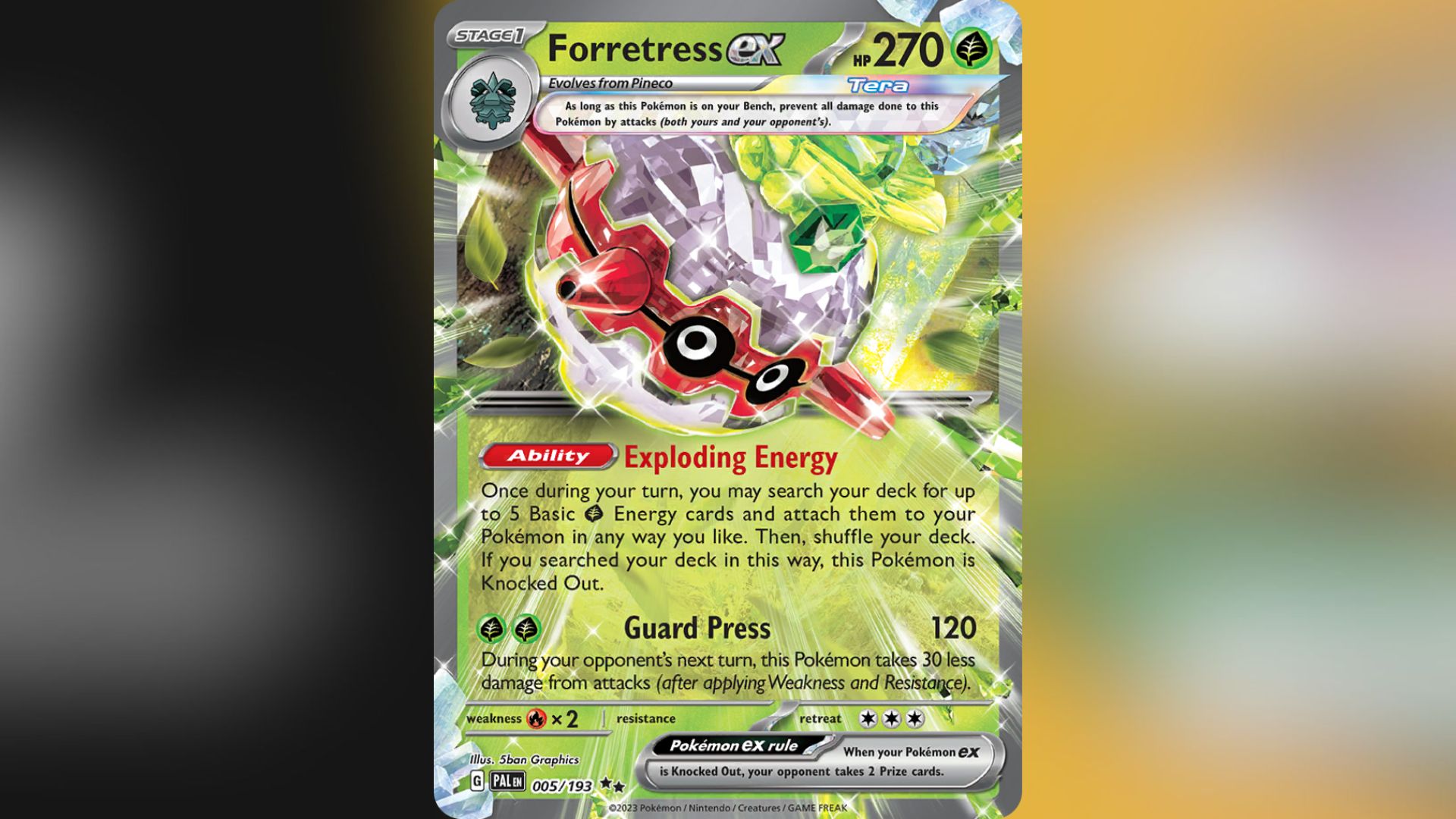 Forretress ex (Image via TPC)