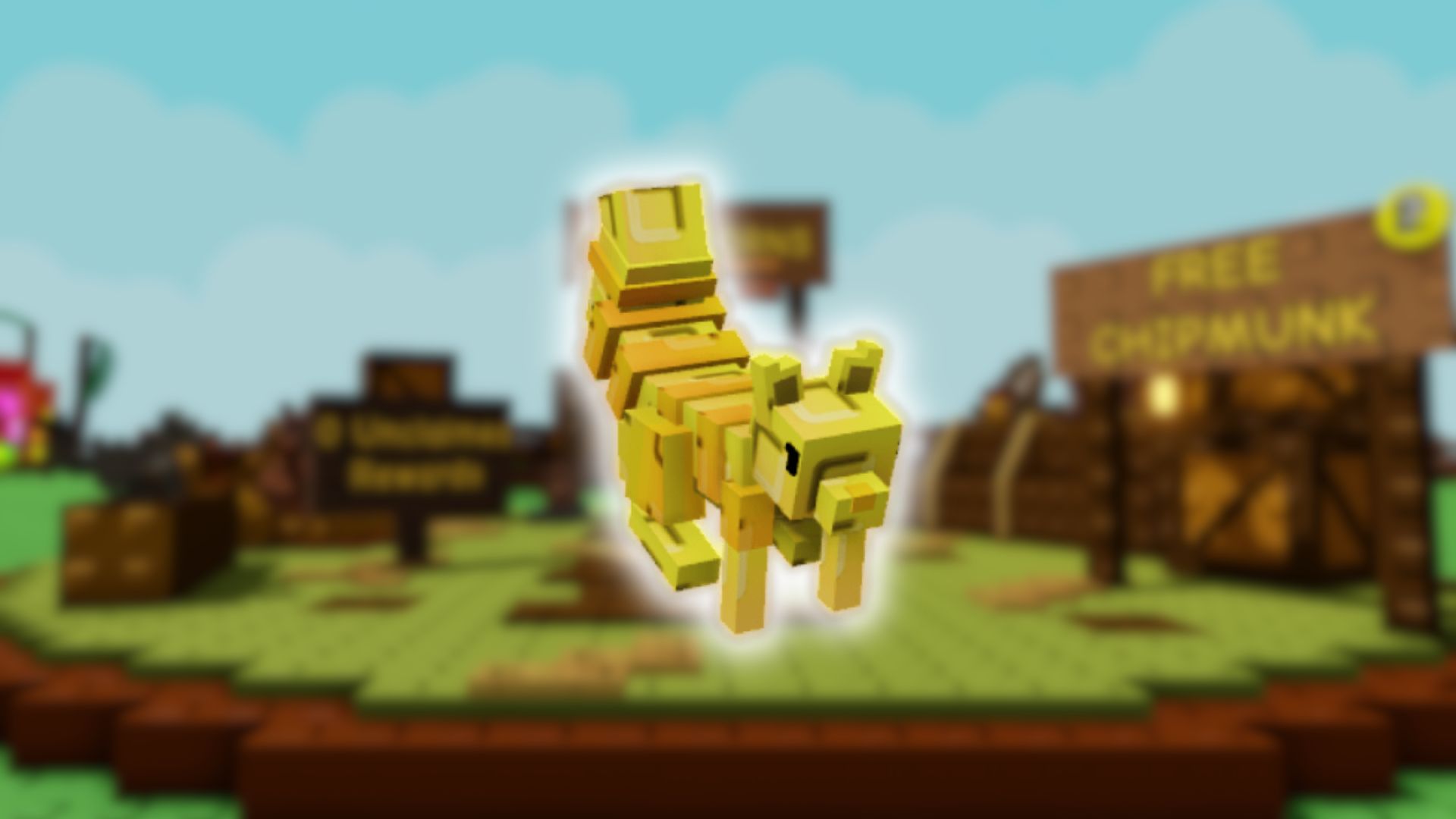 Fortune Squirrel Pet In Grow a Garden (Image via Roblox Corporation)