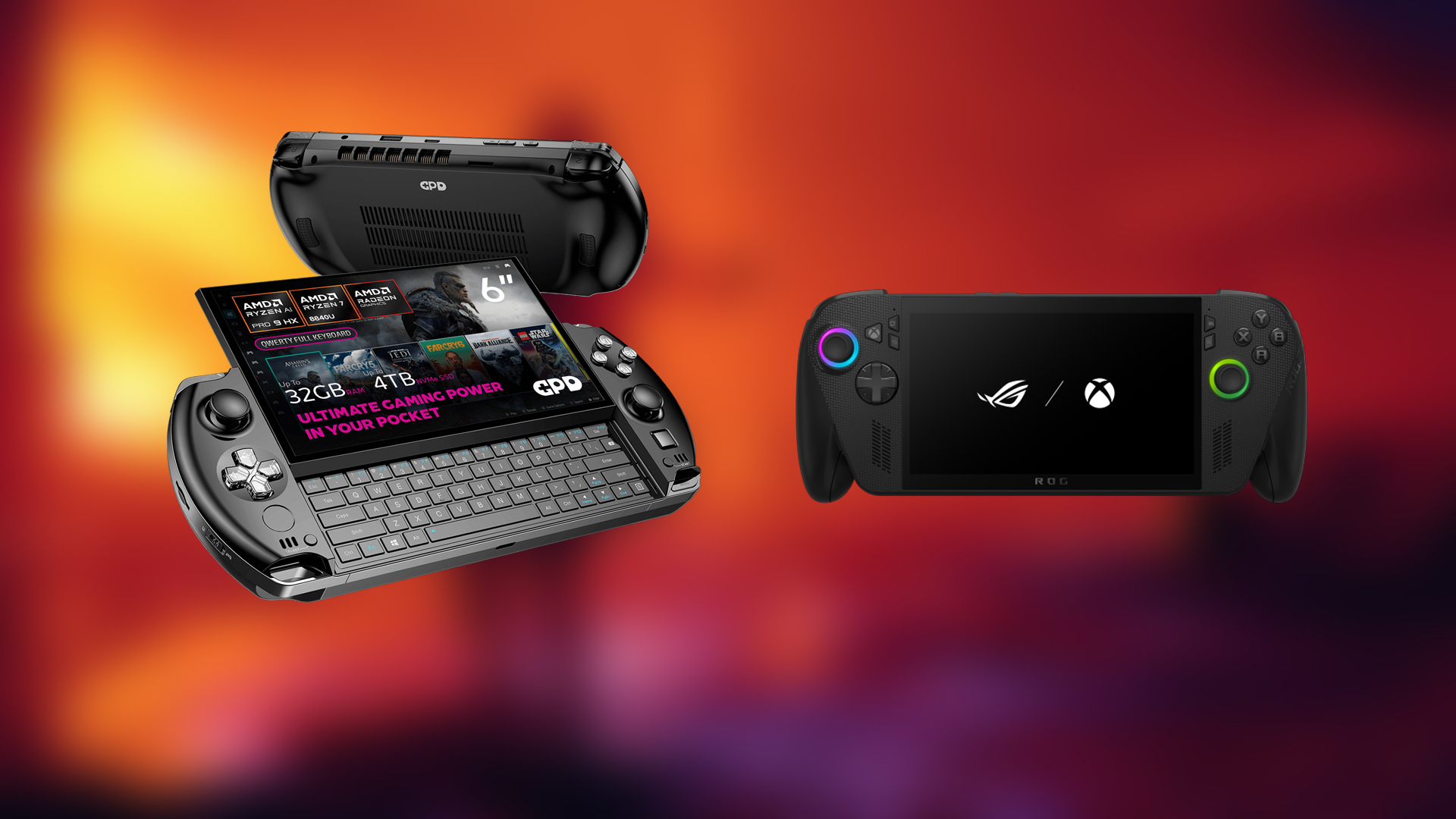 Xbox Ally X vs GPD Win 4 2025: Specs, Price & Performance Comparison