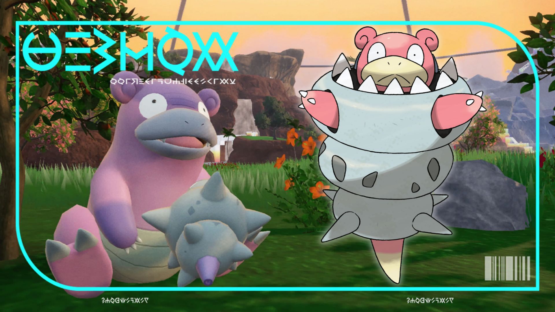 Galarian Slowbro is a permanent form while Mega Slowbro needs an item (Image via TPC)