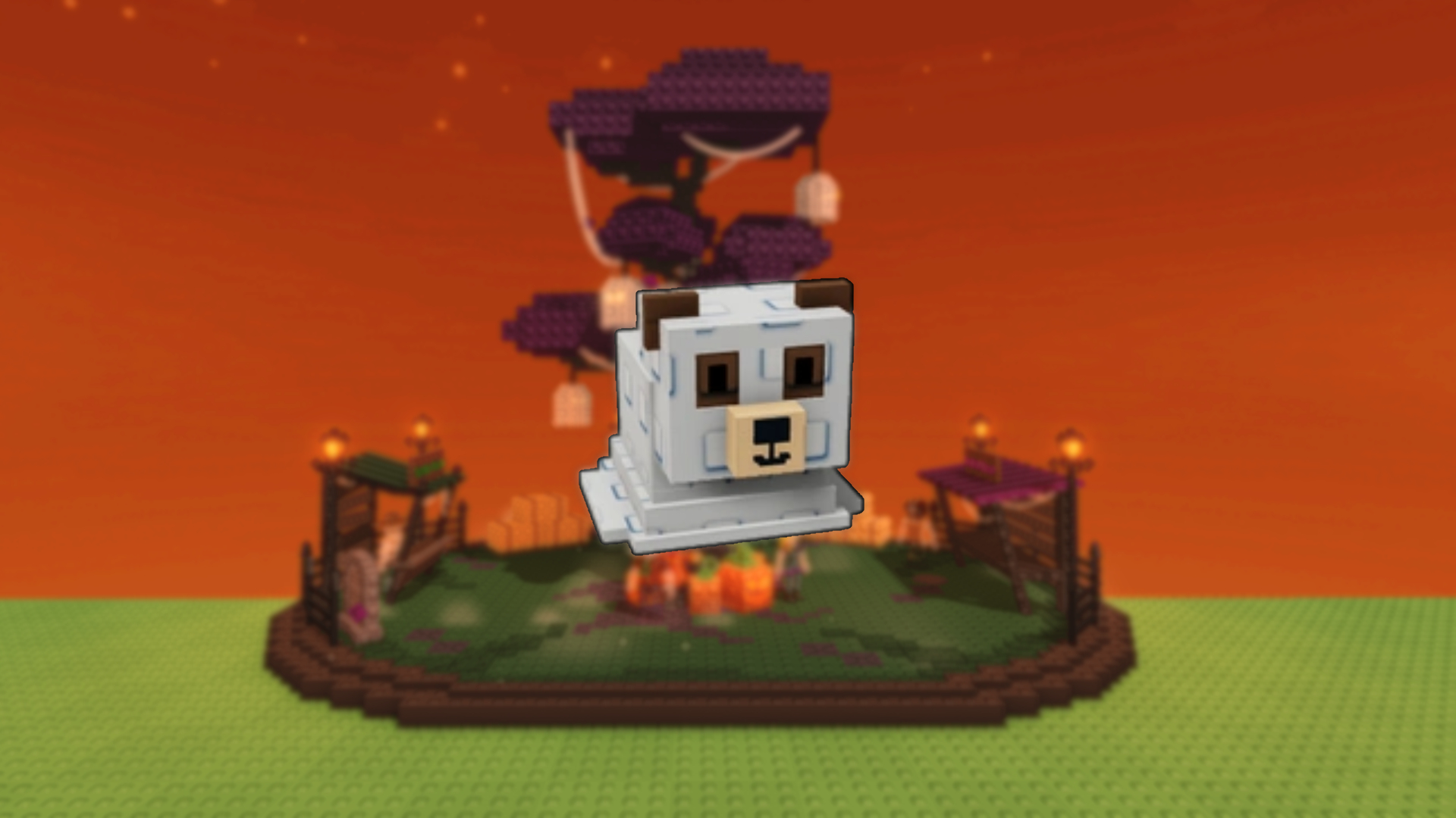 Ghost Bear Halloween Pet (Image via Roblox Corporation)