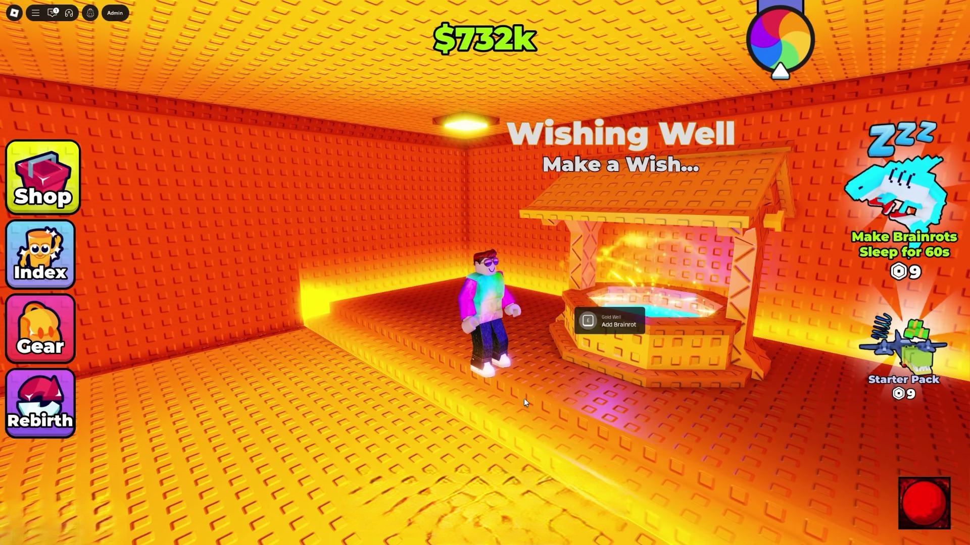 Gold Well (Image via Roblox Corporation)