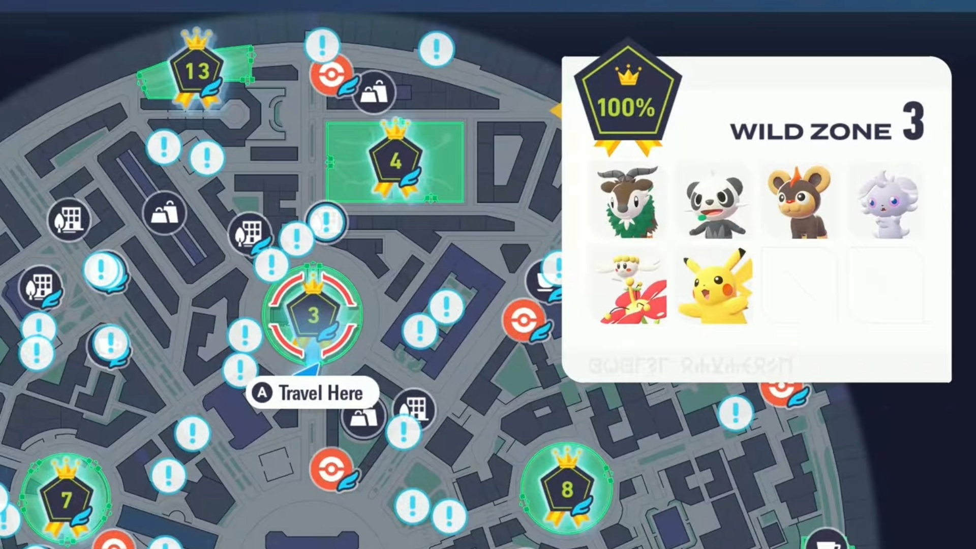 Grab Pancham from Wild Zone 3