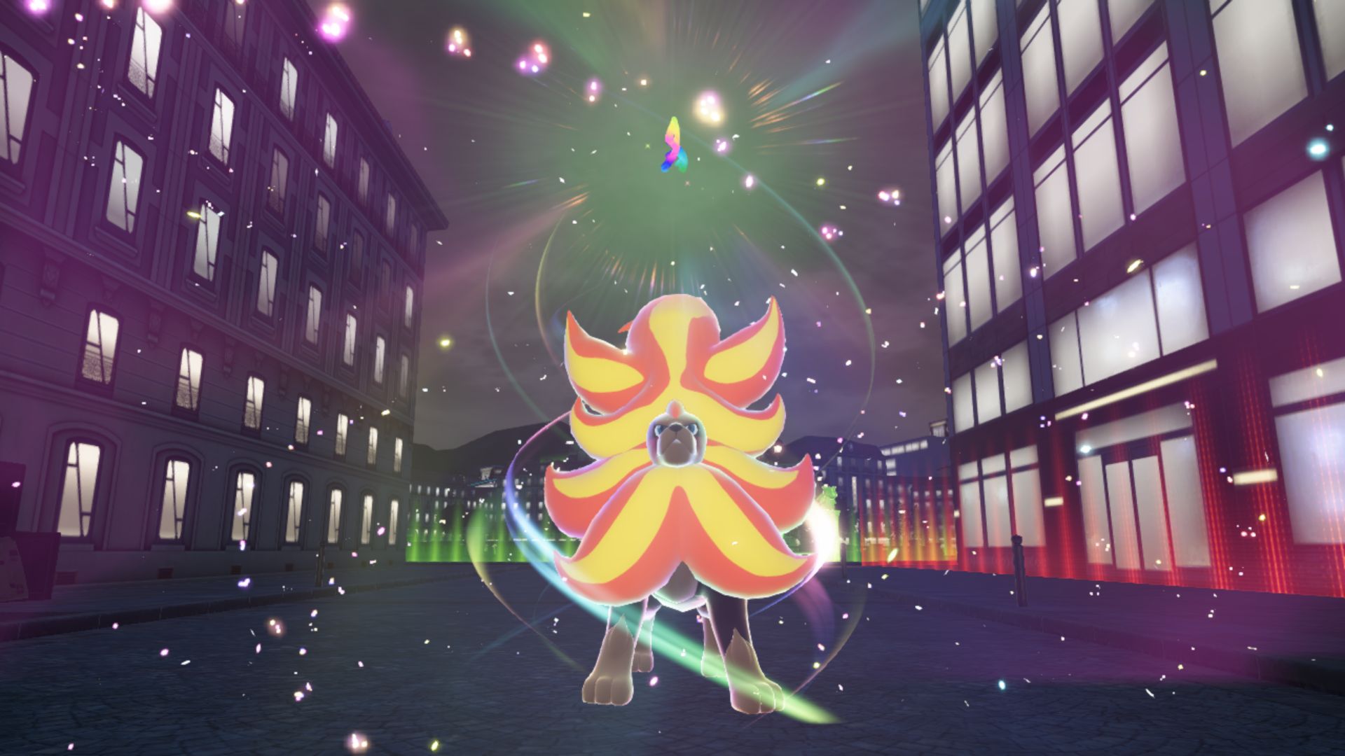 Griselle Mega Evolves her Pyroar (Image via The Pokemon Company)