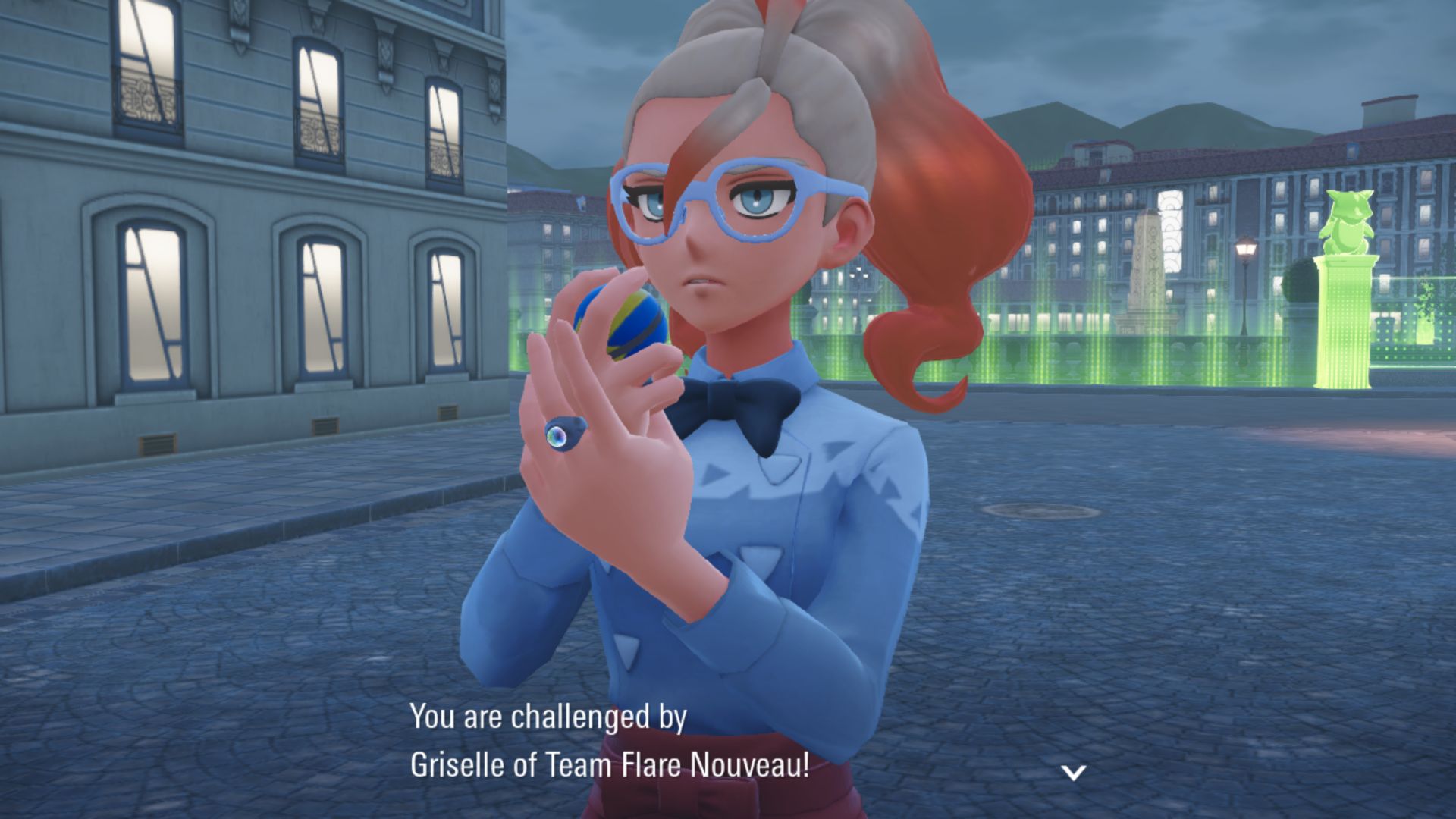 Griselle challenges you to a battle! (Image via The Pokemon Company)