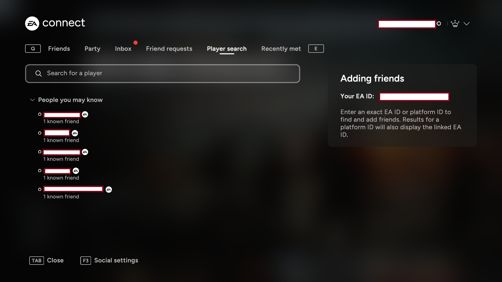 Adding friends in Battlefield 6
