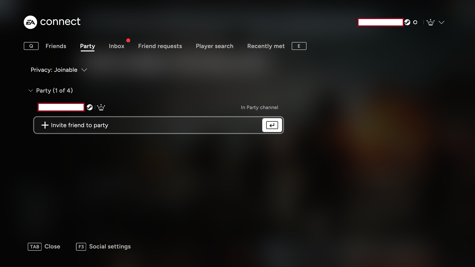 Adding friends to party in Battlefield 6