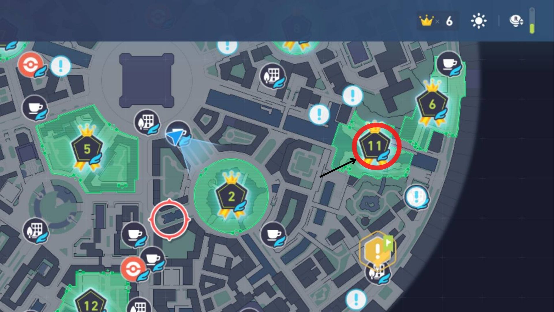 Gyarados Location (Image via Deltias Gaming/TPC)