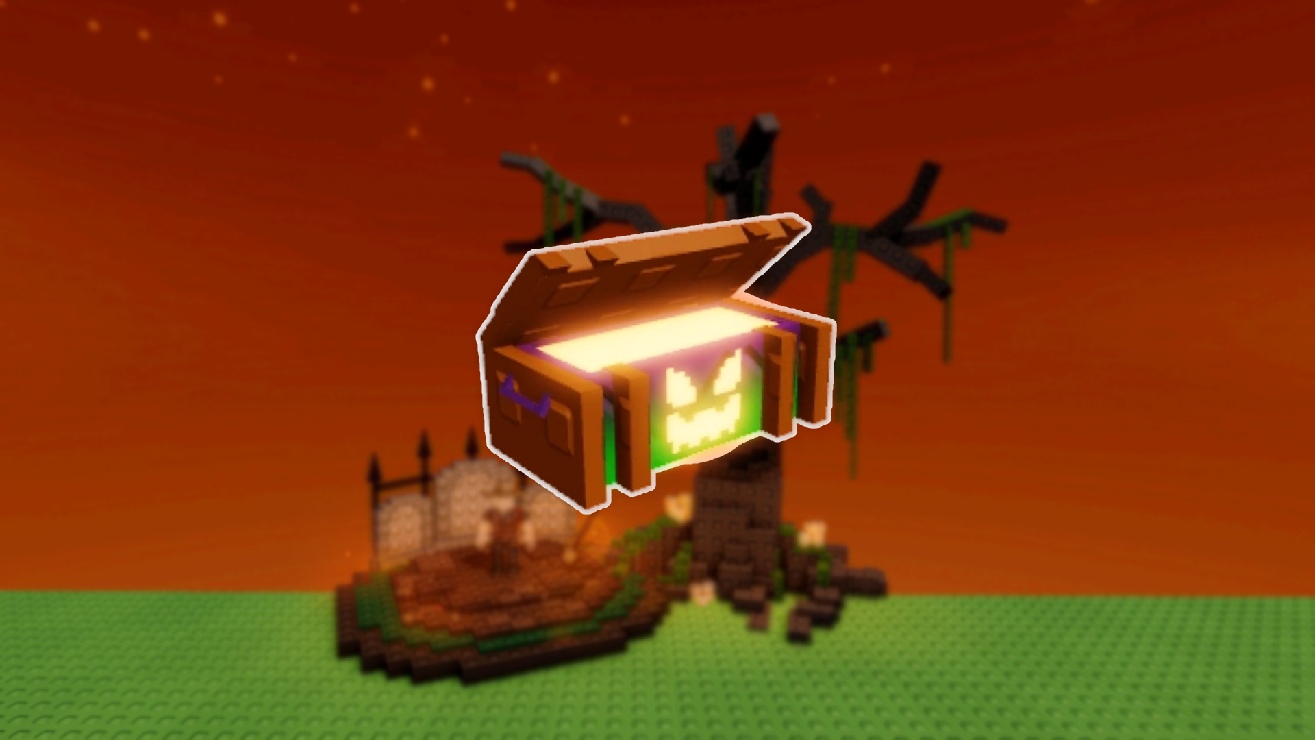 Halloween Gear Box in Ghoul Garden 2 (Image via Roblox Corporation)