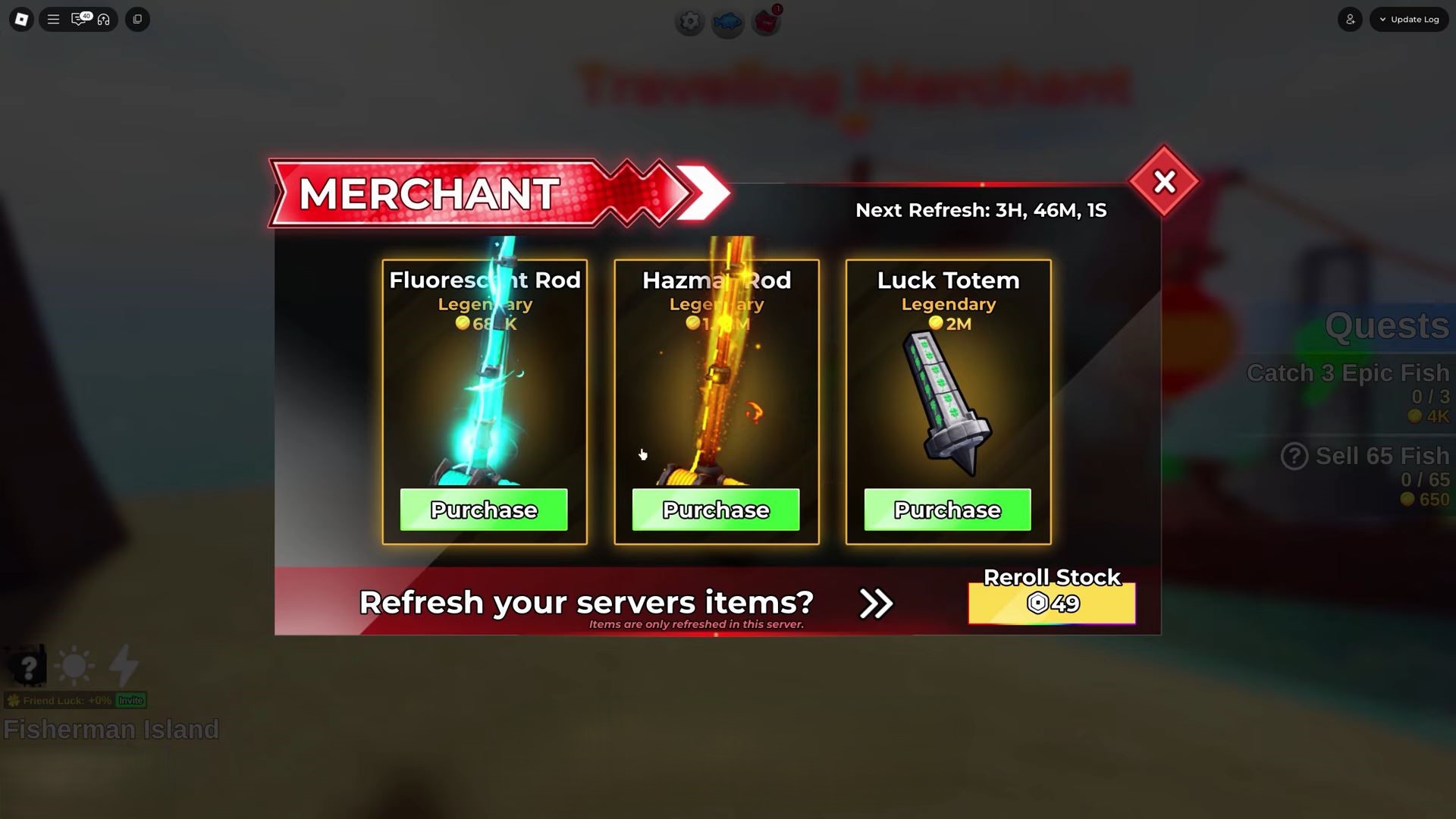 Hazmat Rod in Fish It (Image via Roblox Corporation)