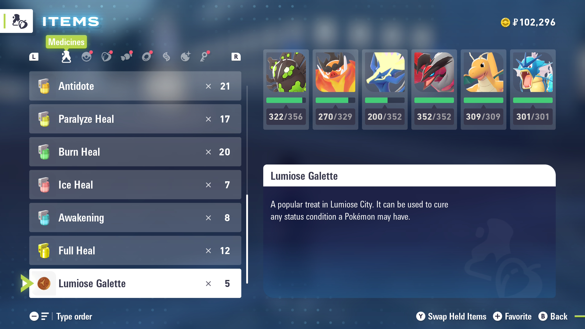 How To Remove All Status Conditions in Pokemon Legends Z-A.