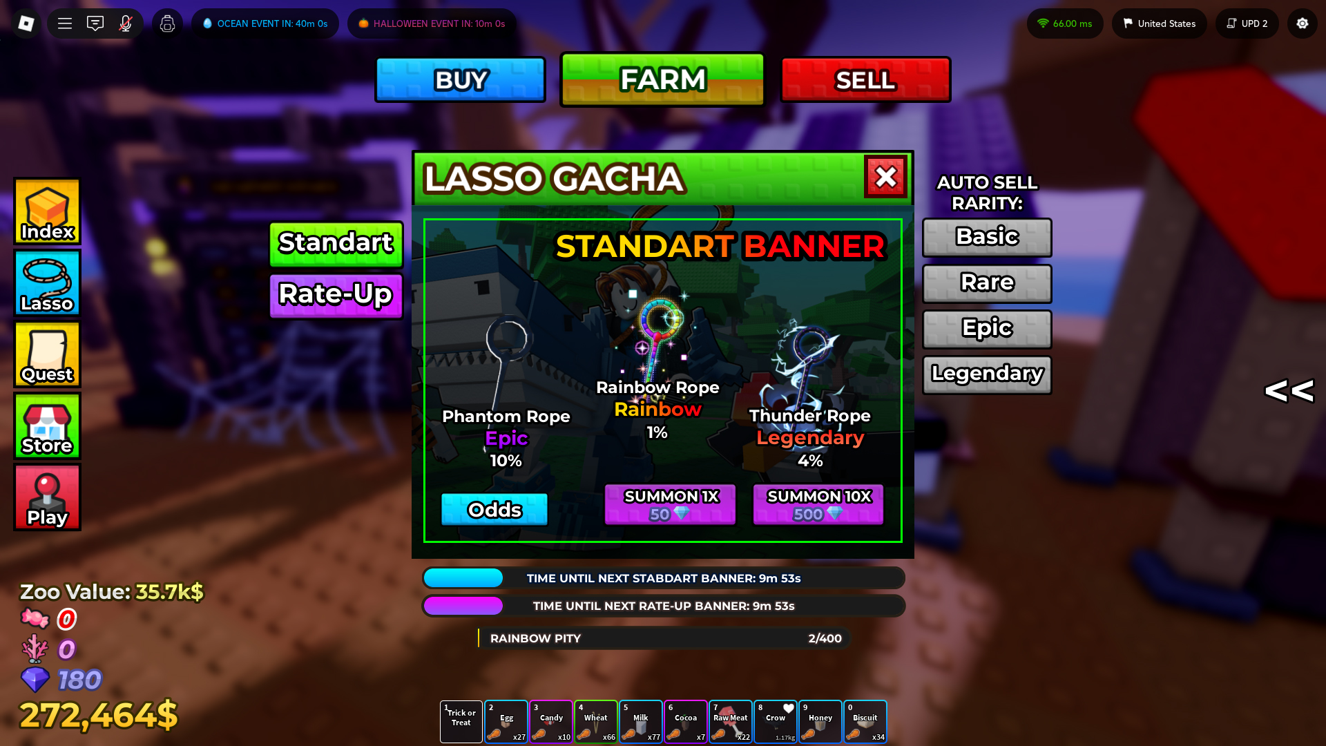 The Lasso Gacha shop (Image via Roblox Corporation)