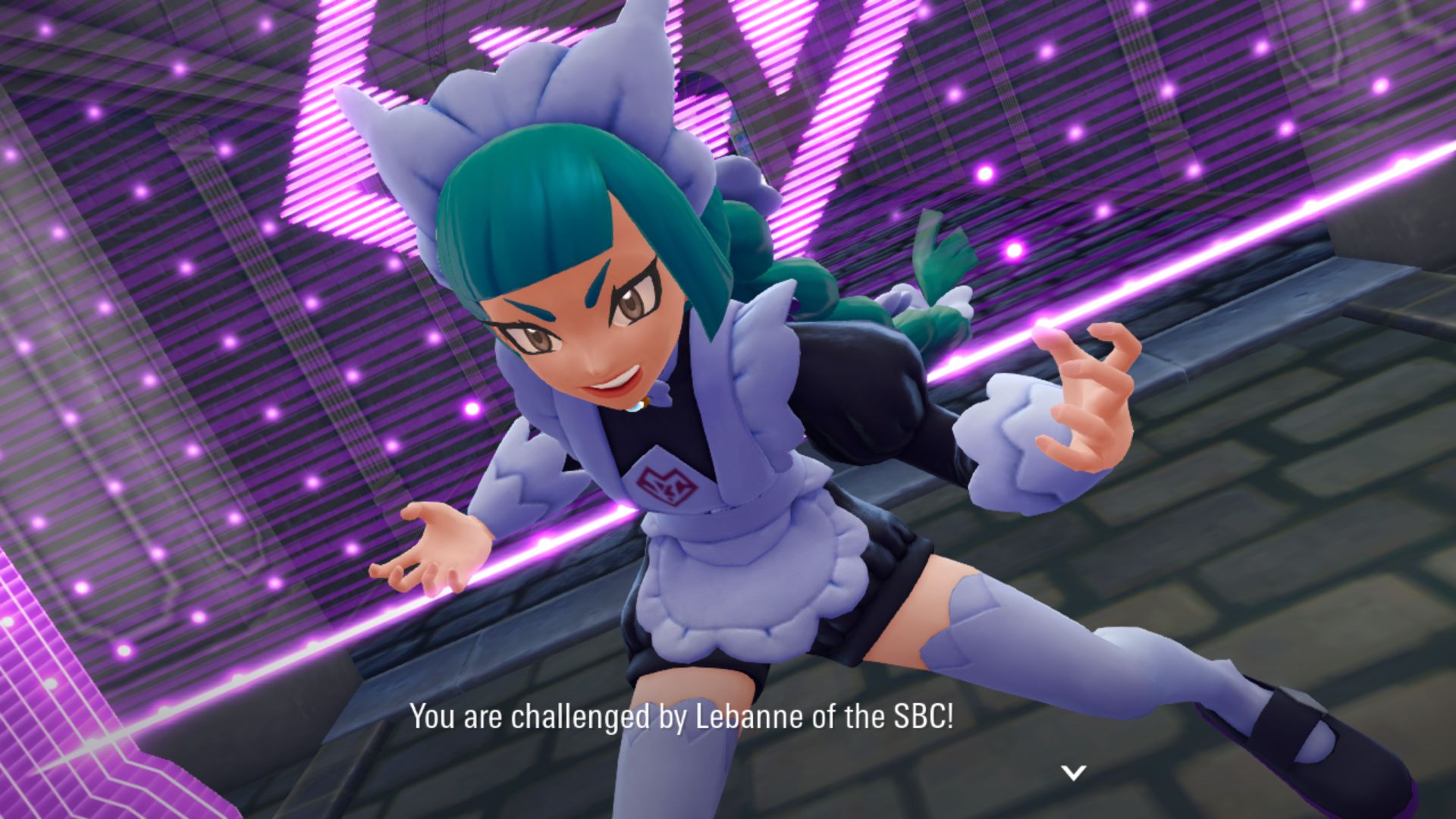 Lebanne challenges you to a battle! (Image via The Pokemon Company)