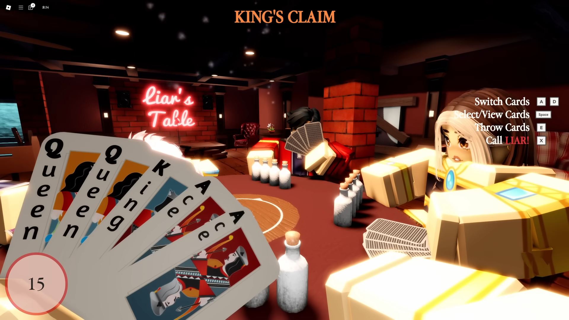 Liar’s Table (Image via Roblox Corporation)