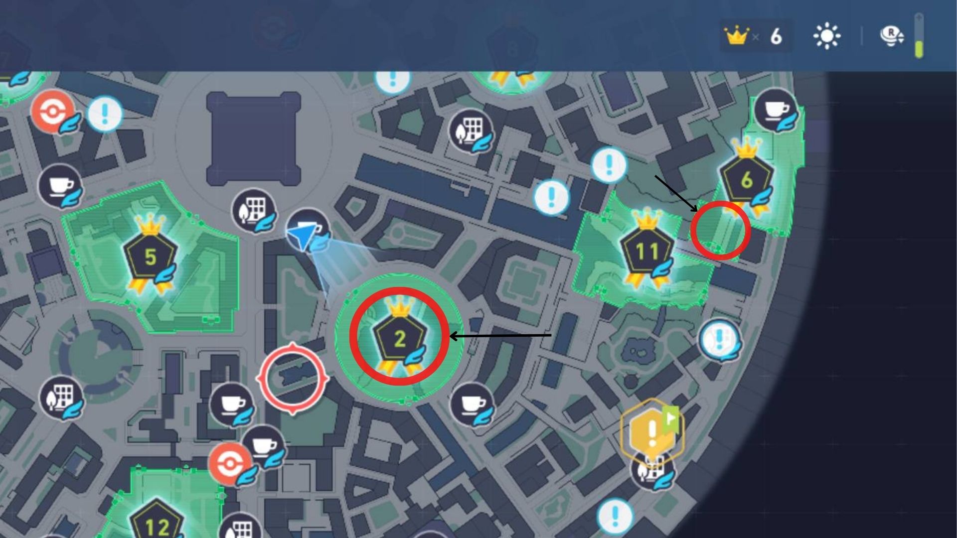 Magikarp Locations (Image via Deltias Gaming/TPC)