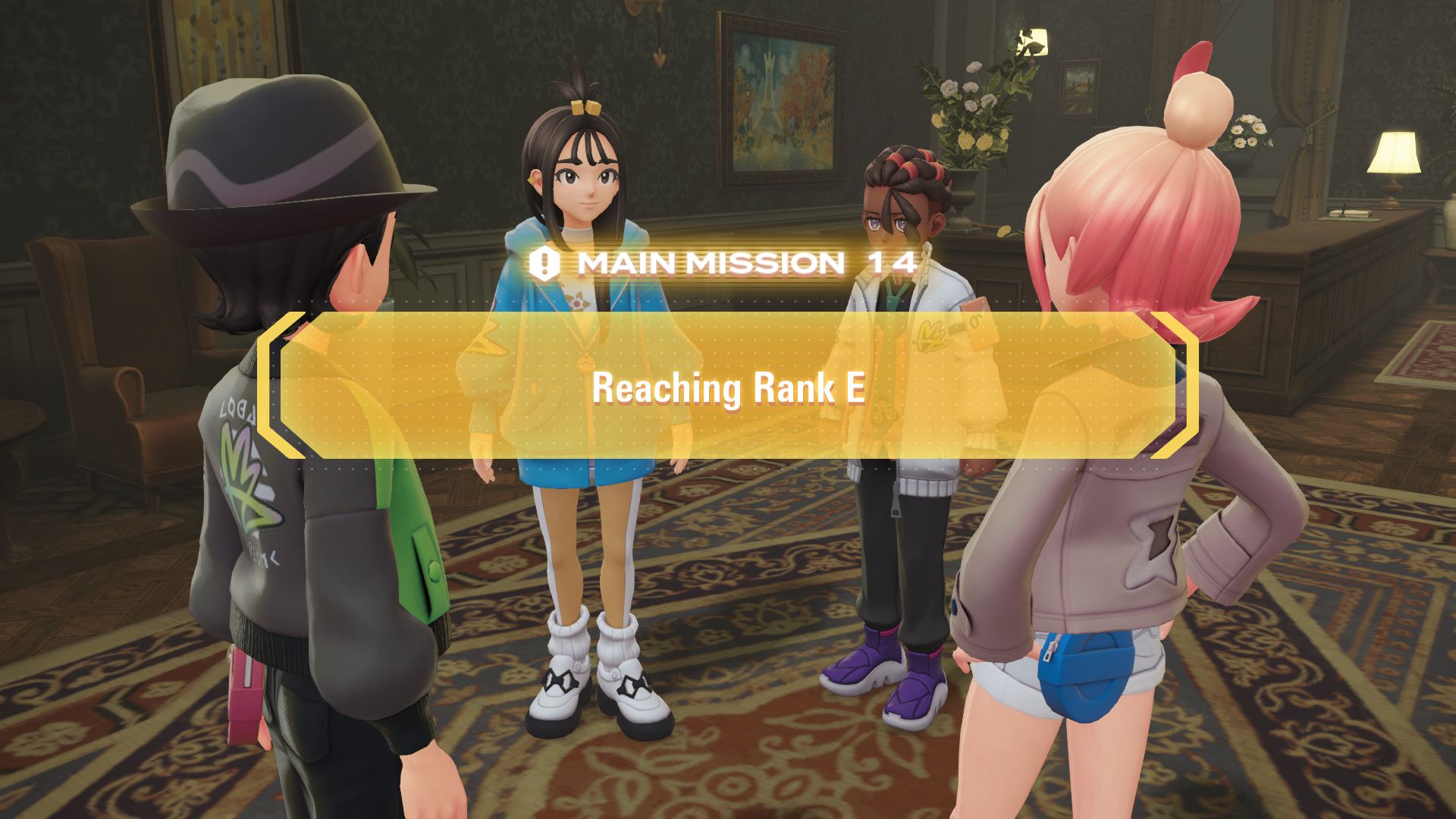 Main Mission 14 is Reaching Rank E (Image via The Pokemon Company)
