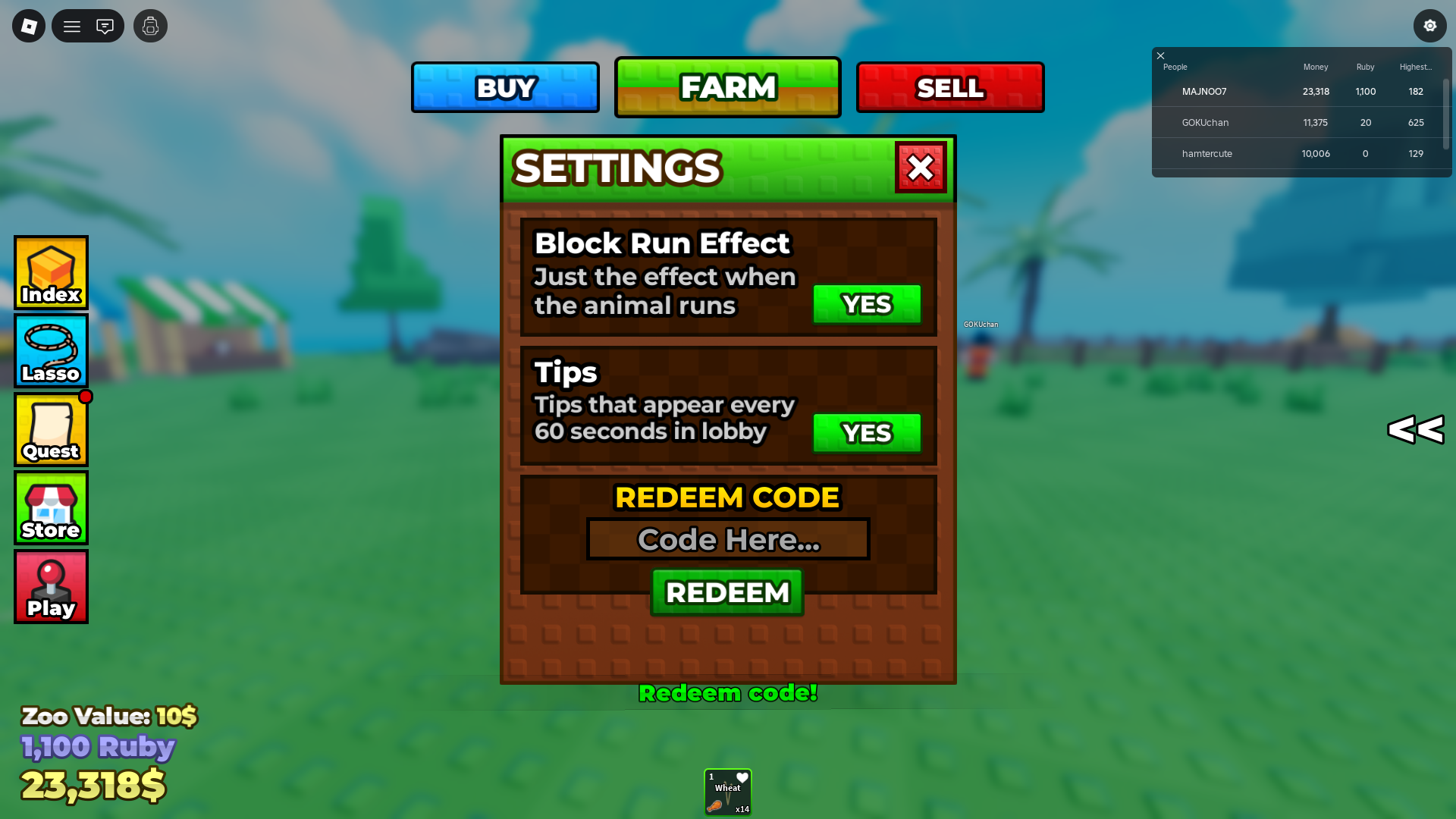 An image from Raise Animals in Roblox