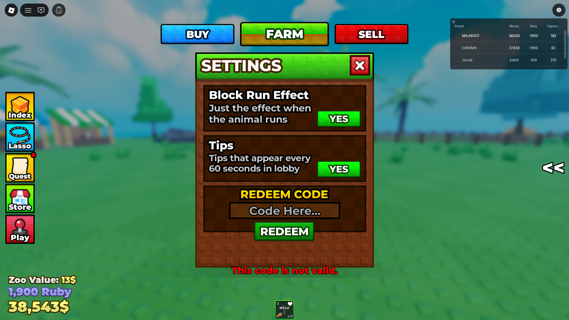 An image from Raise Animals in Roblox