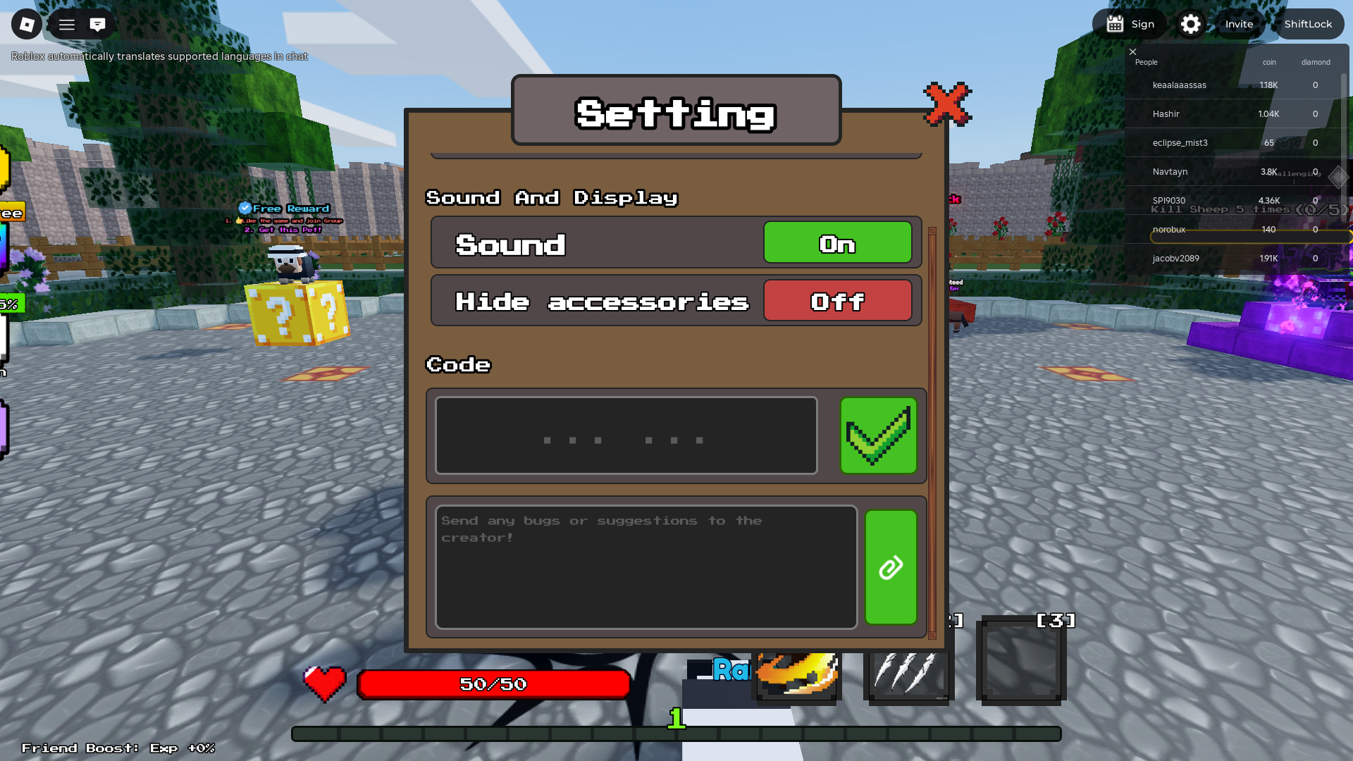 An image from Slasher Blade Loot in Roblox