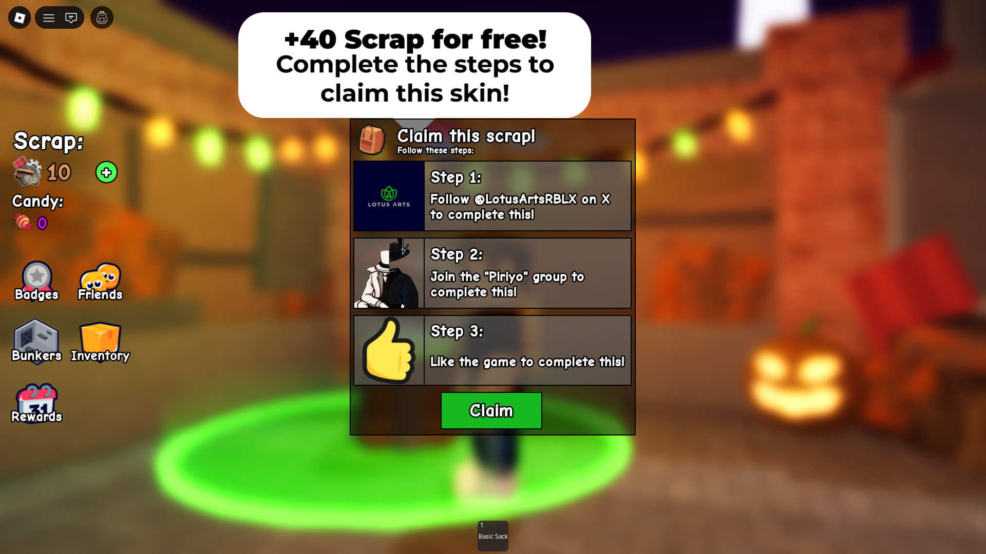 An image from Build a Bunker in Roblox