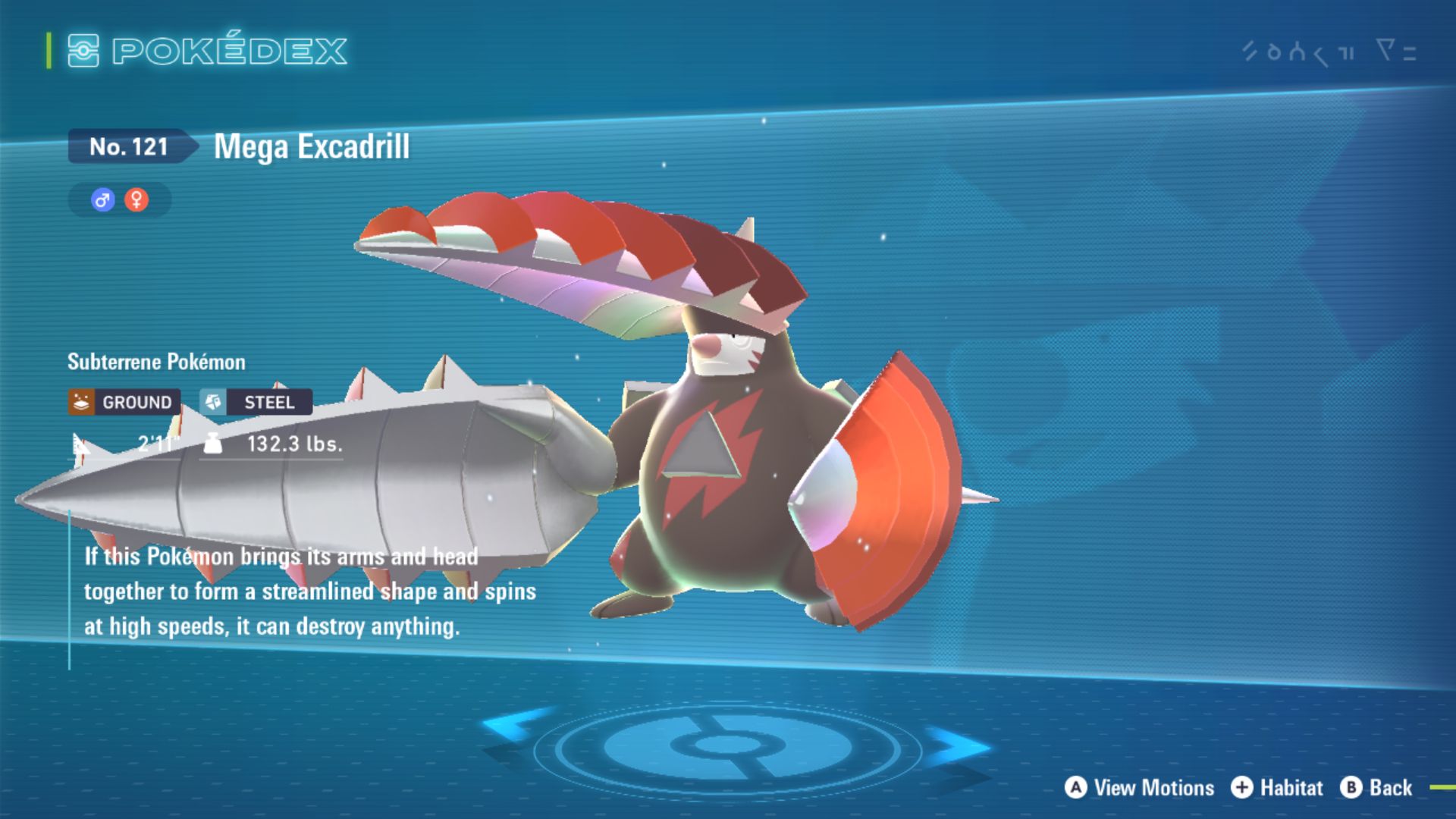 Mega Excadrill (Image via The Pokemon Company)