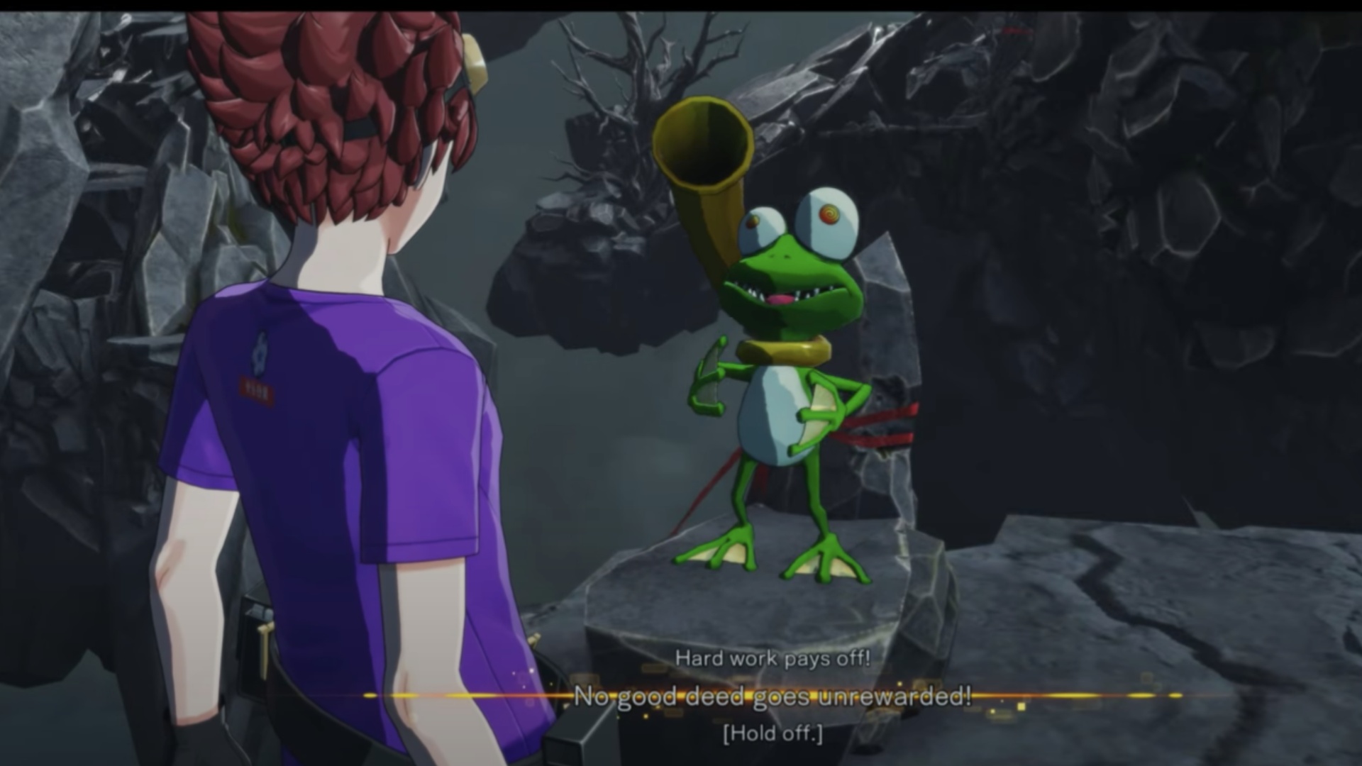 One of the questions asked by Gekomon (Image via Bandai Namco Entertainment)