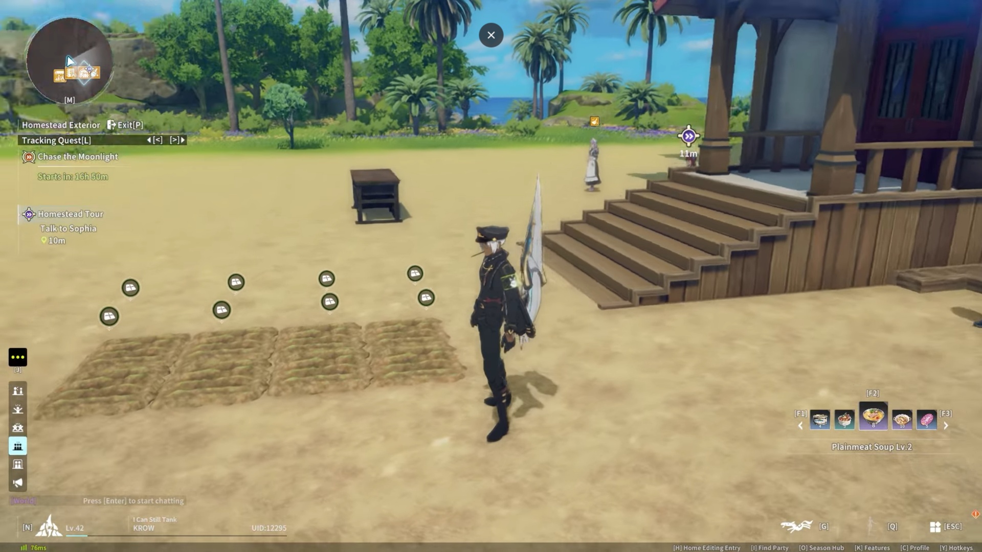 Look under the minimap (Image via A Plus Japan | YouTube@KROW)