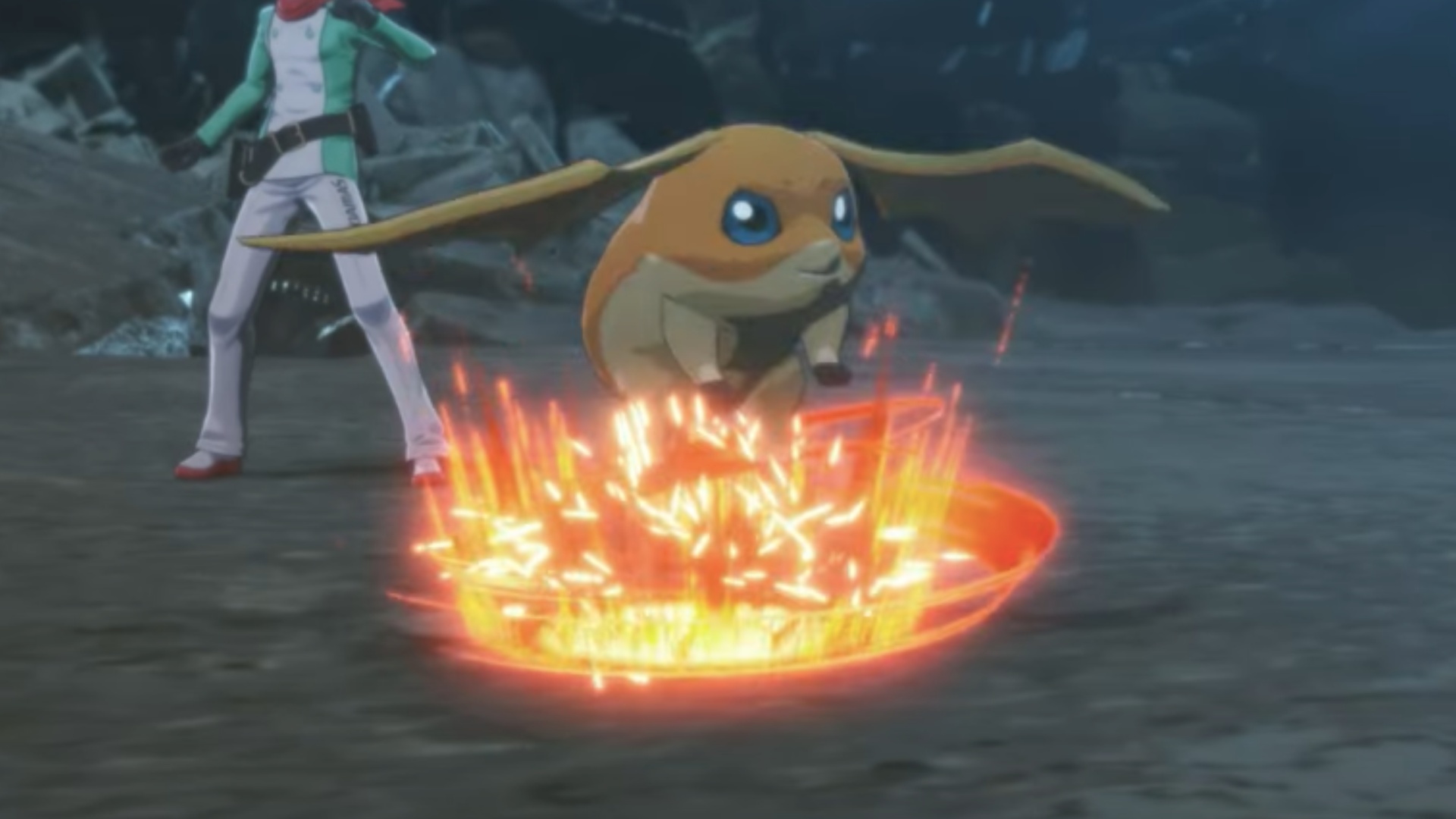 Patamon is one of the starter Digimon in the game (Image via Bandai Namco Entertainment)