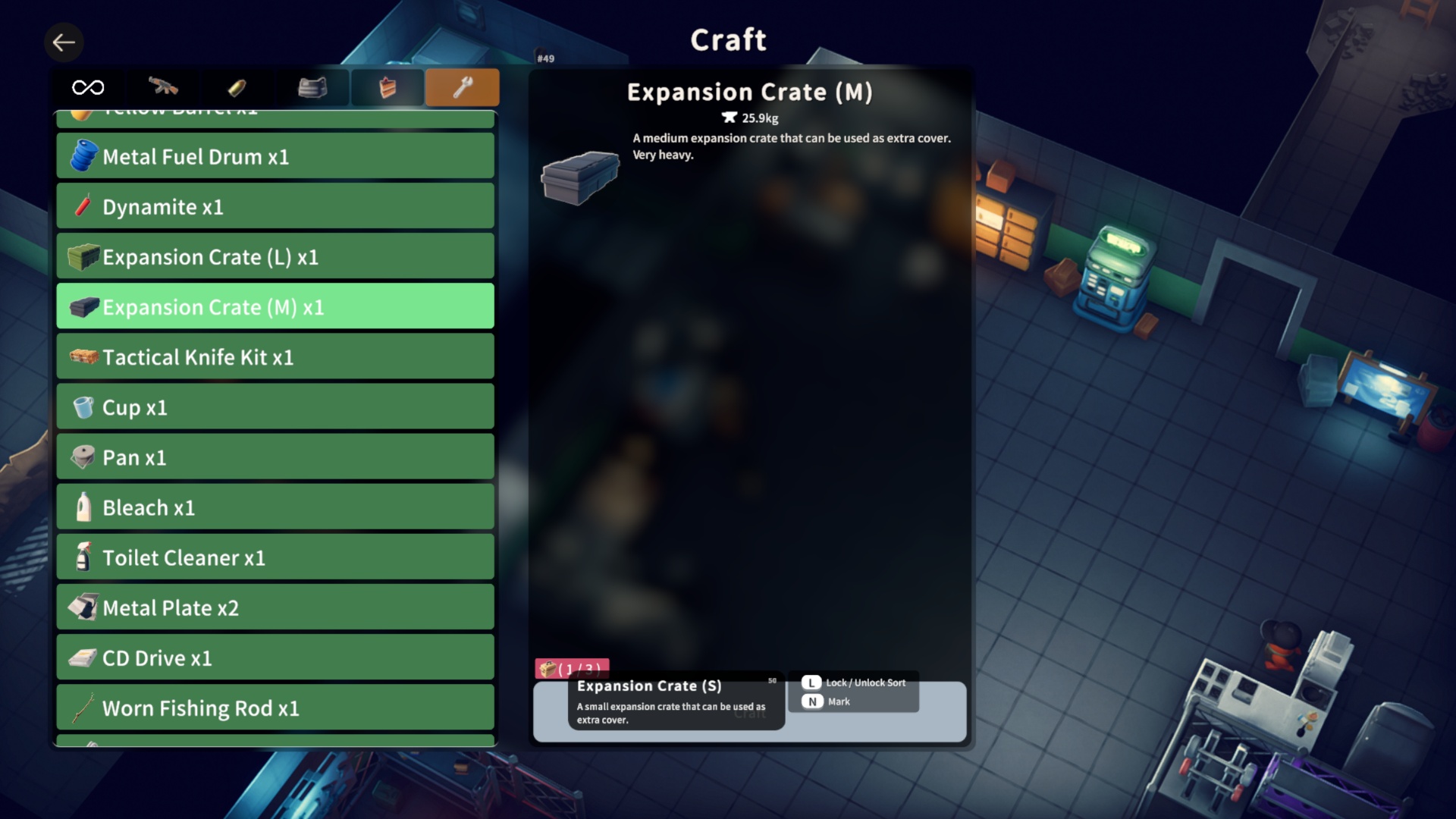 Expansion Crate Recipe (Image via bilibili | Deltia’s Gaming)