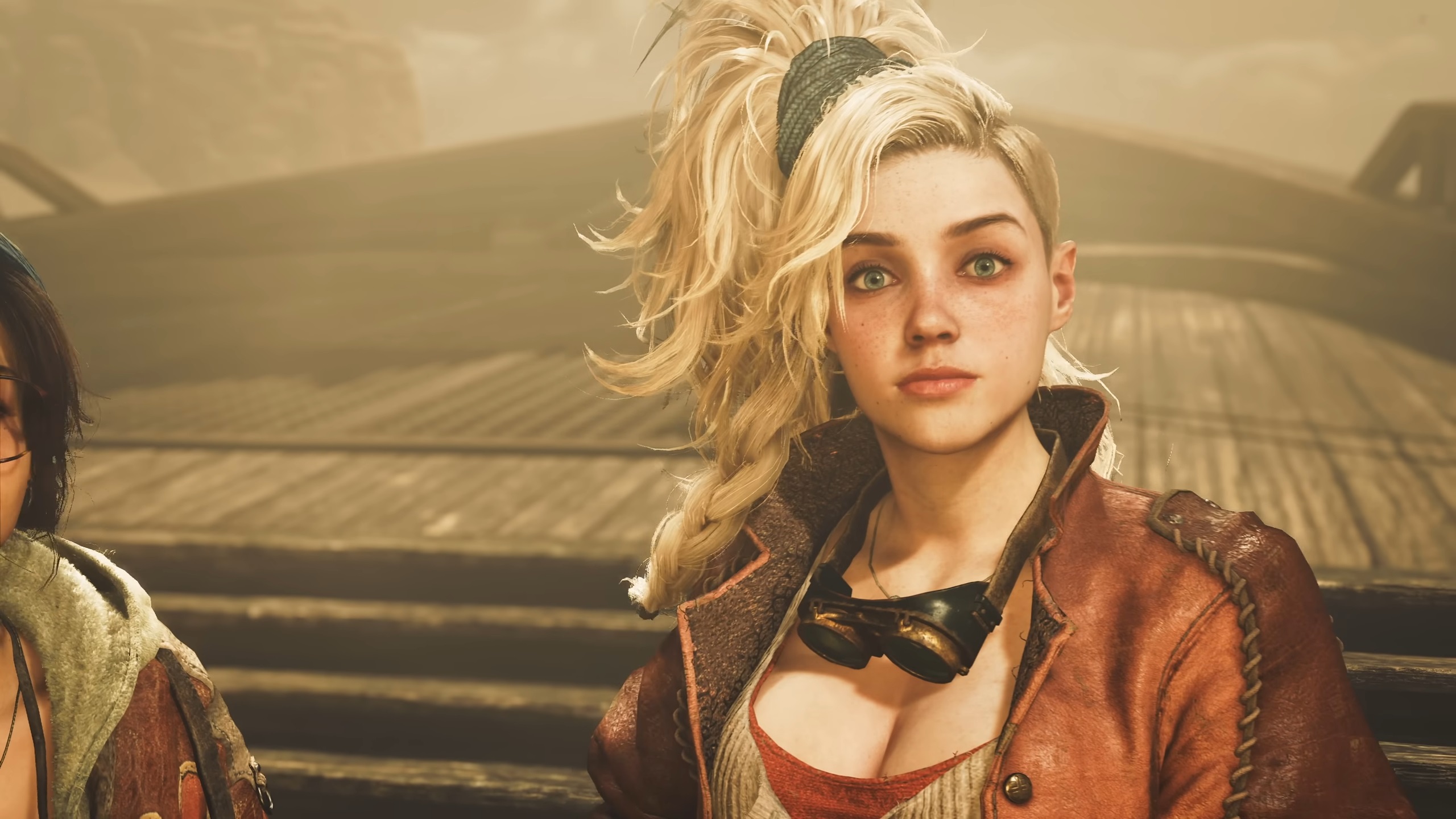 Picture of Gemma, the smithy, in Monster Hunter Wilds
