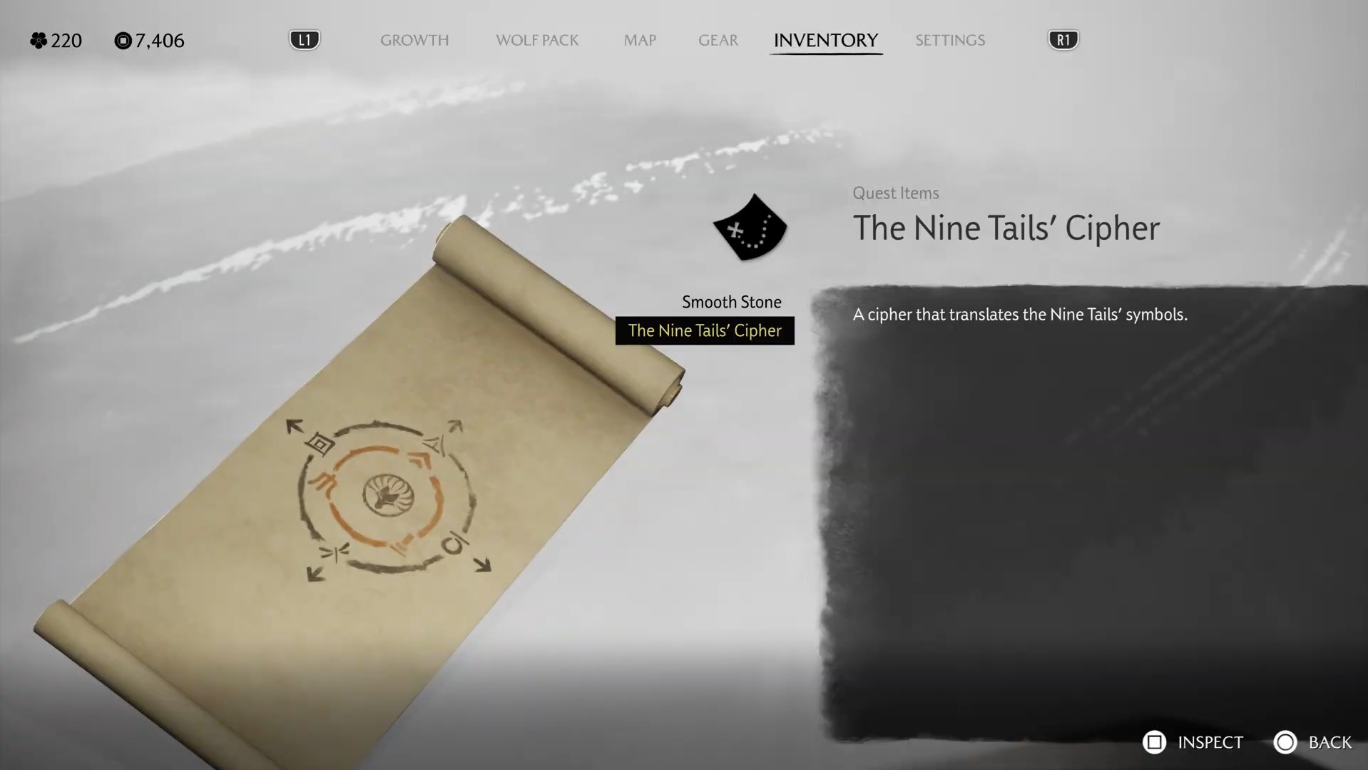 Nine Tails Cipher (Image via Deltia's Gaming and Sucker Punch)