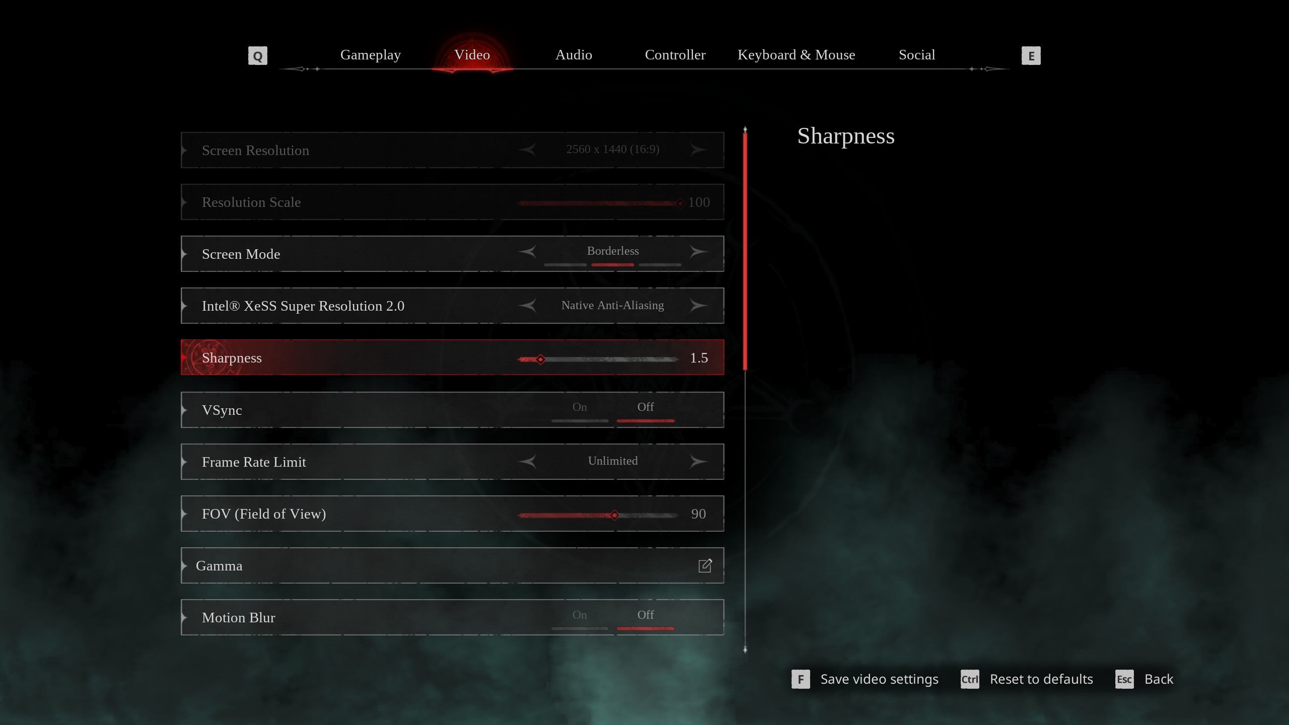 Painkilller Graphics Settings page 3 (Image via 3D Realms)