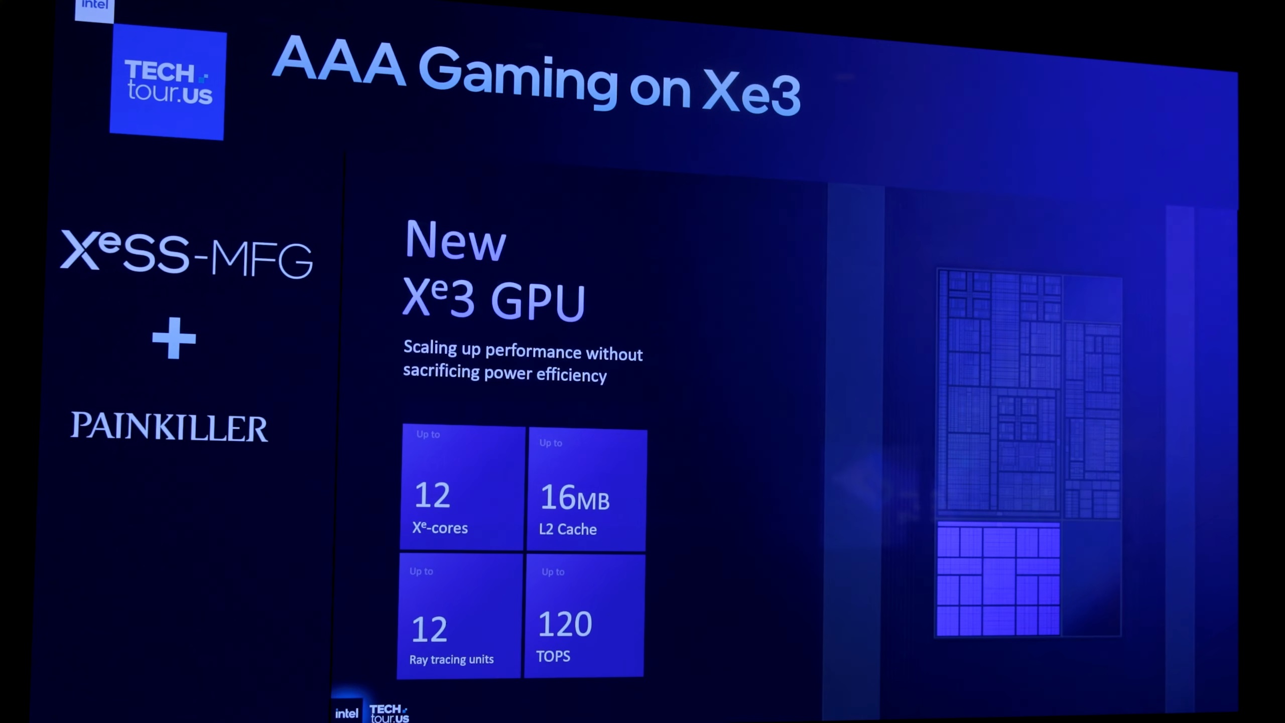 Picture of Intel Xe3-based iGPU