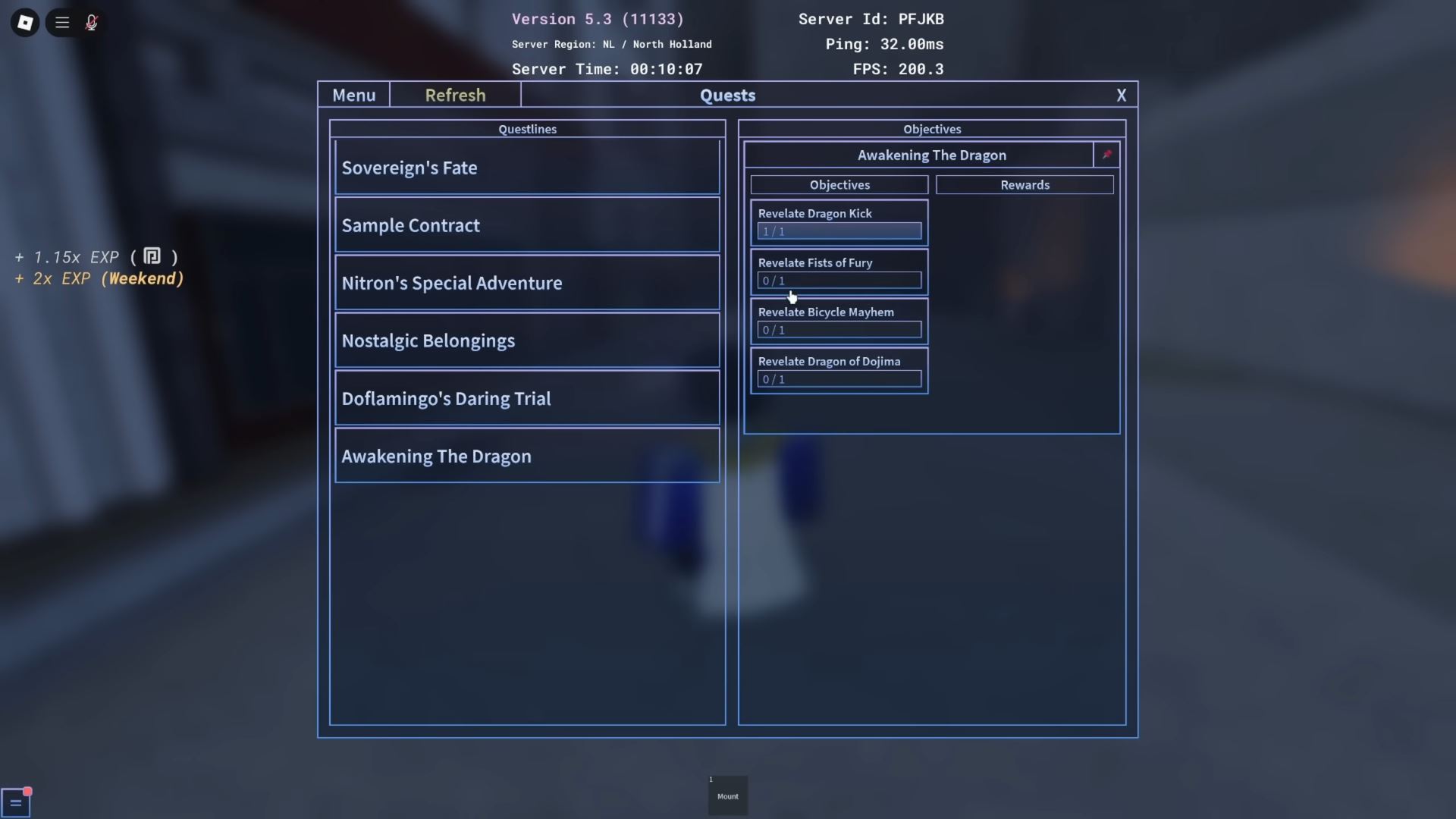 Perform 4 Revelations (Image via Roblox Corporation)