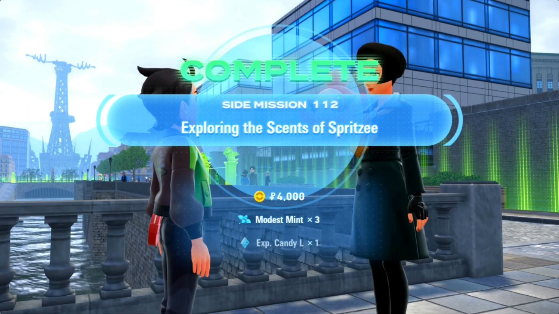 Pokemon Legends Z-A Exploring the Scents of Spritzee - Deliver Berries to Sente