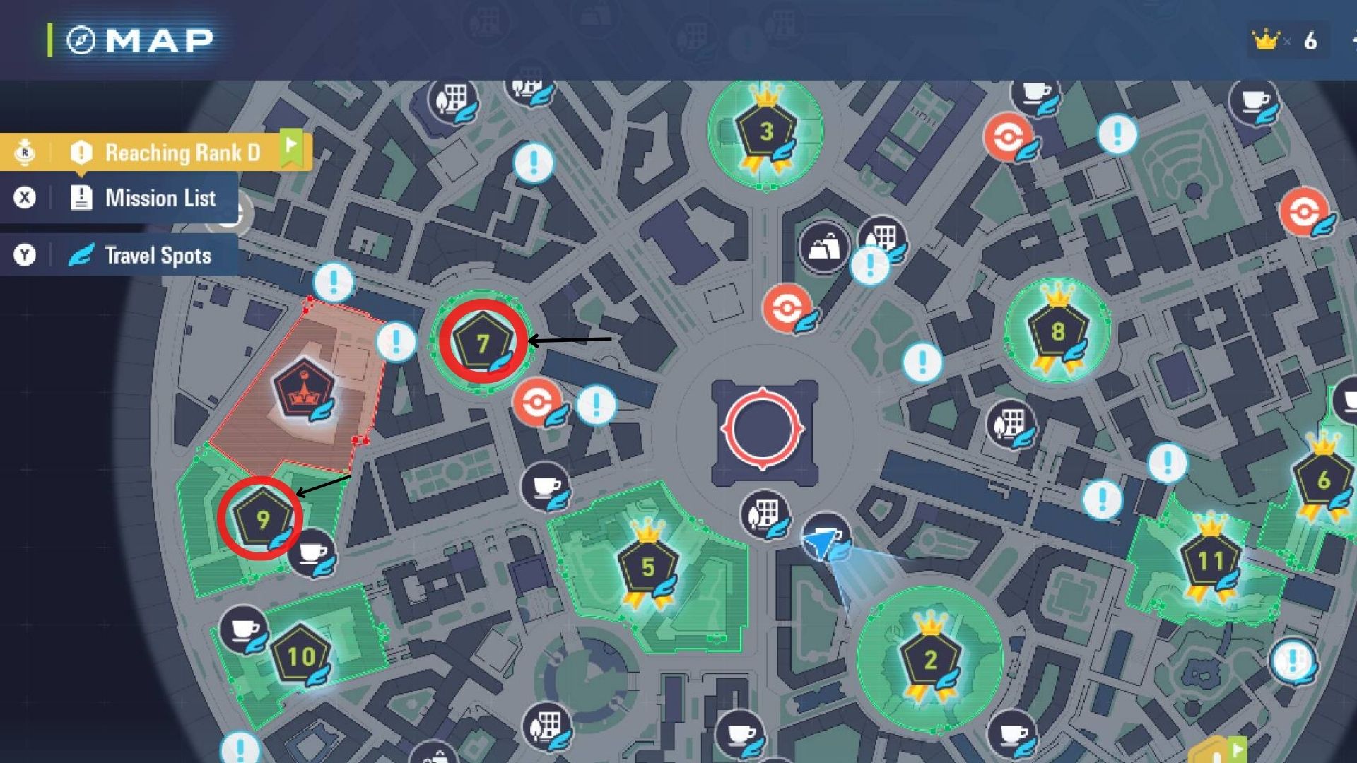 Fletchinder Locations (Image via Deltia's Gaming/TPC)