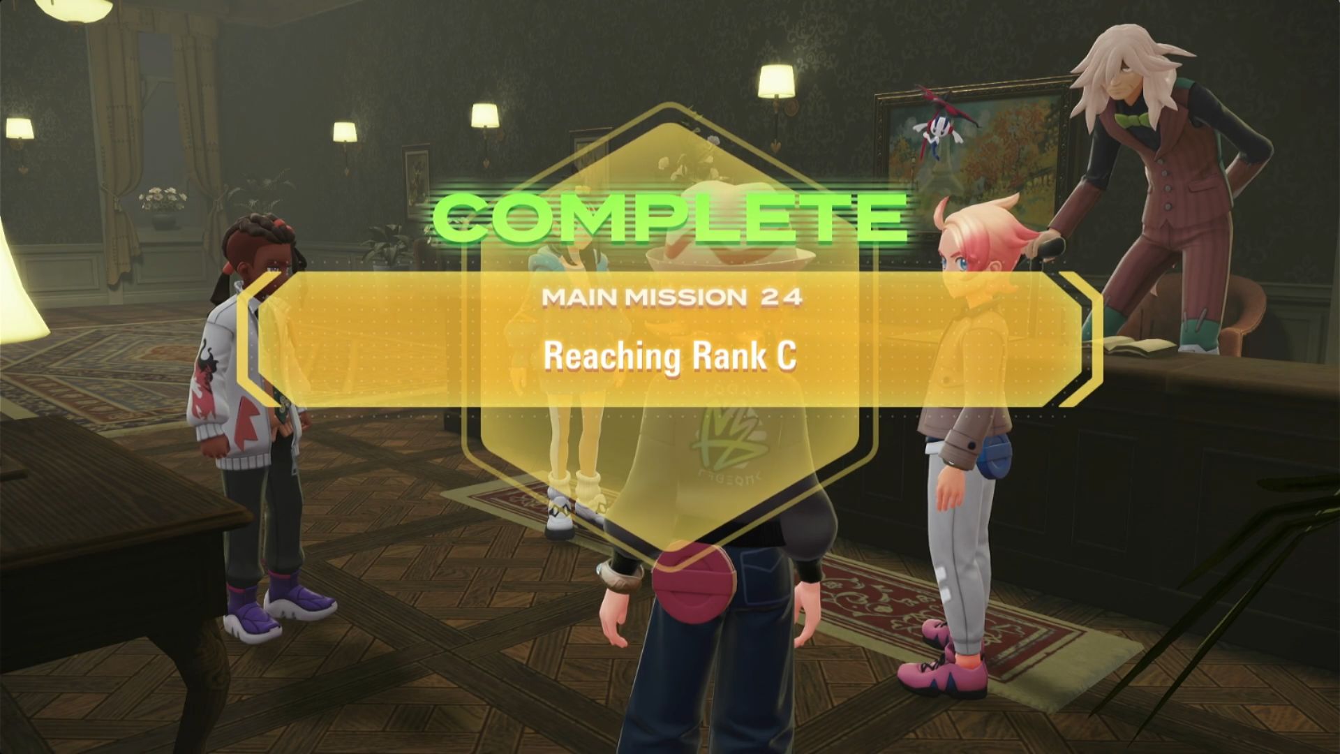 Pokemon Legends Z-A Reaching Rank C - Challenge Corbeau