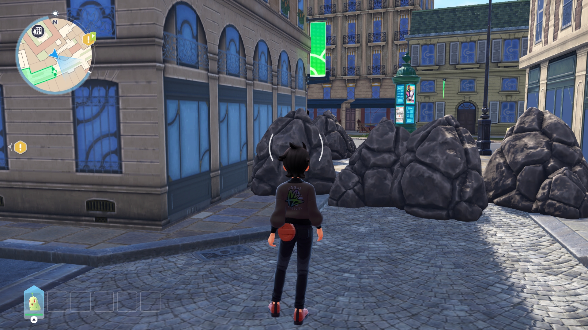 Boulders block your path in the overworld (Source: The Pokemon Company)