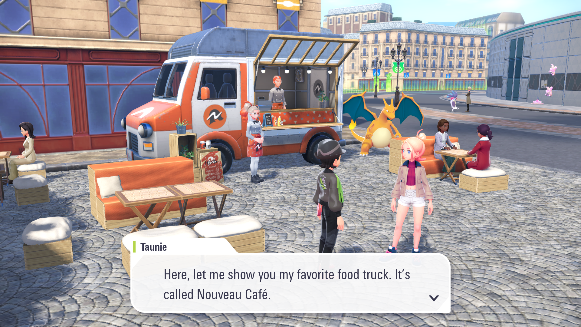 Explore Lumiose during The City in the Shadow of Prism Tower (Image via The Pokemon Company)