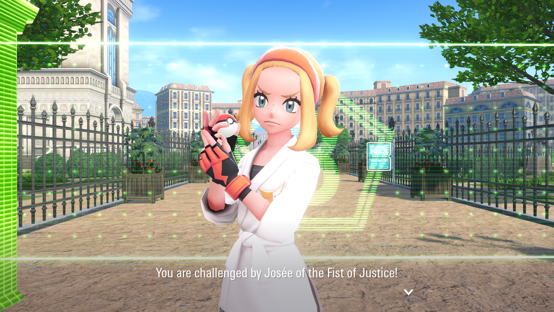 Defeat Josee (Image via The Pokemon Company)