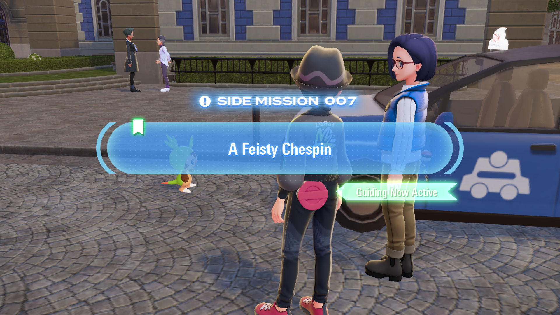 A Feisty Chespin Side Mission (Image via The Pokemon Company)