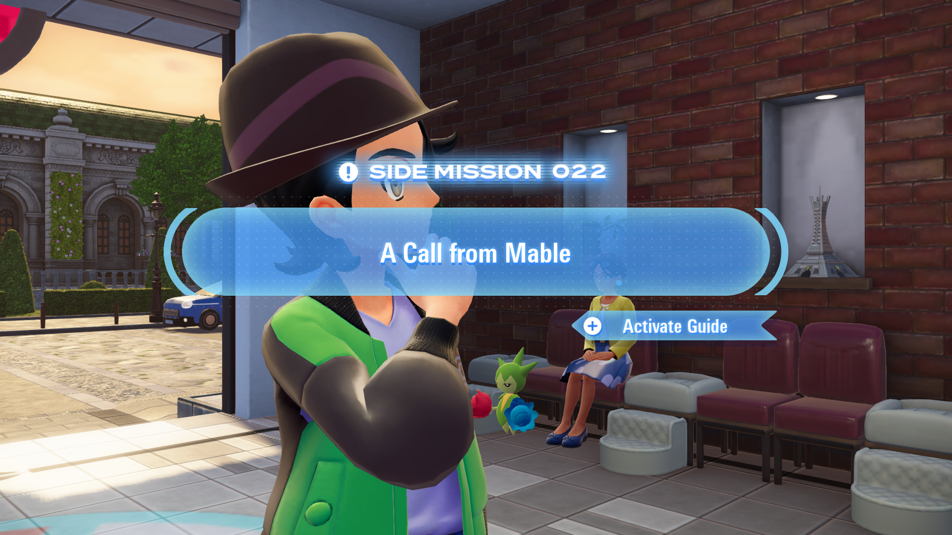 A Call from Mable will let you get all three Kanto starters in Pokemon Legends Z-A (Image via The Pokemon Company)