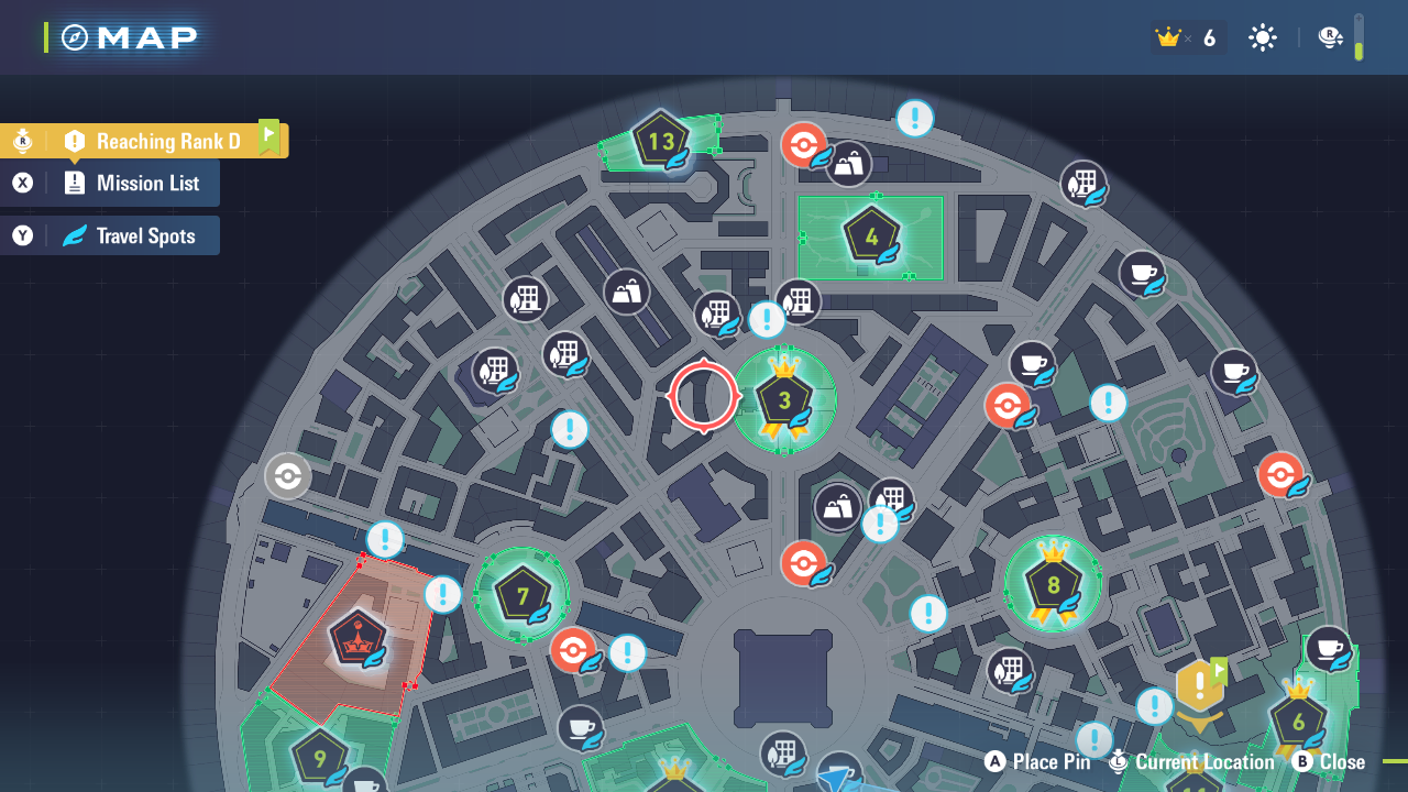 Wild Zone Areas and the encounters you can have in them in Pokemon Legends Z-A (Image via The Pokemon Company)