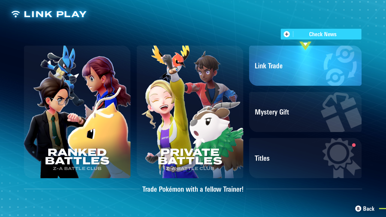 Link Play (Image via The Pokemon Company)