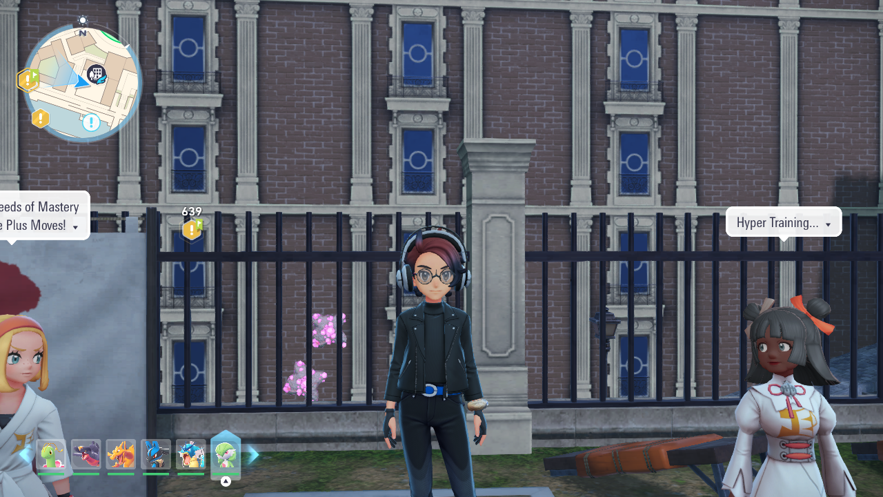 The Hyper Trainer NPC is on the right side of the image (Image via The Pokemon Company)