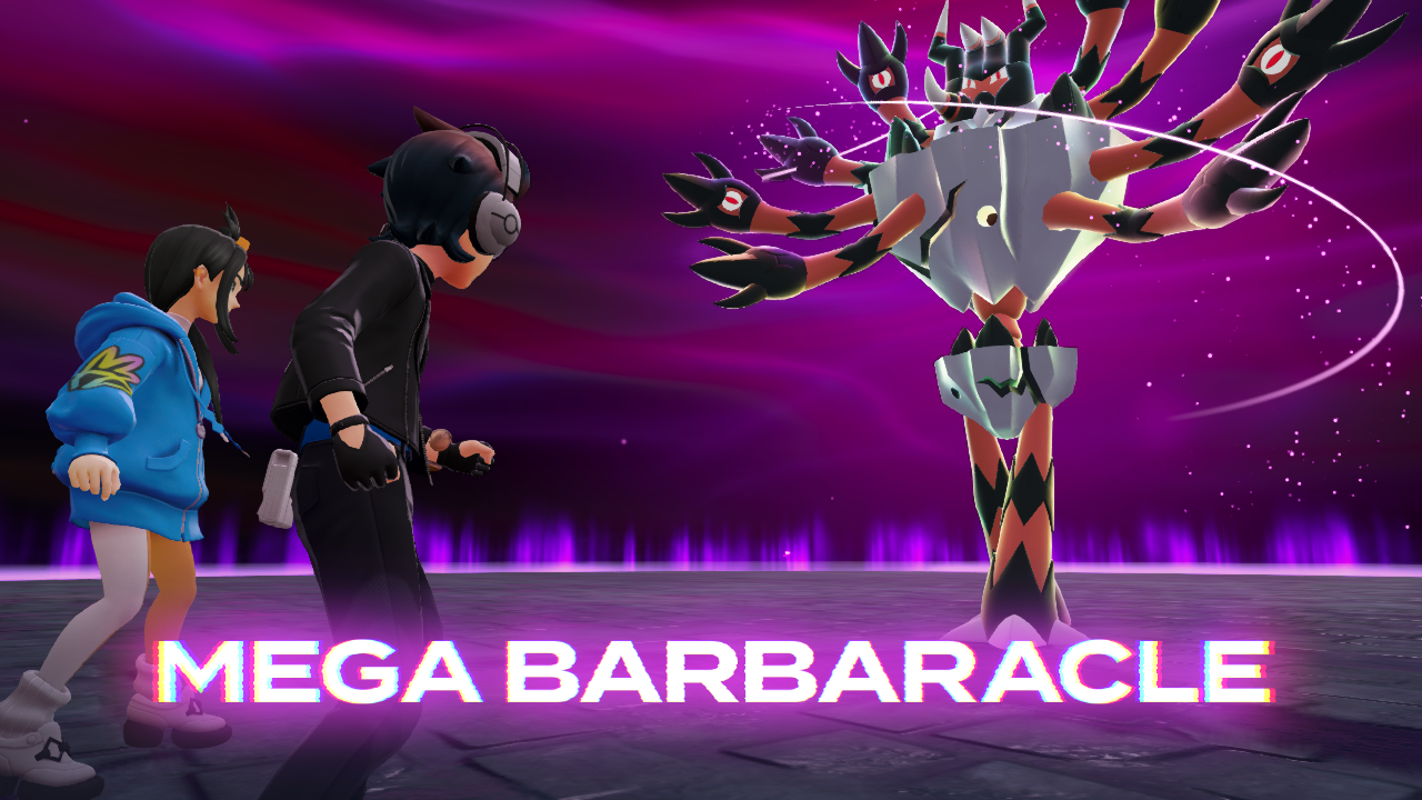 Rogue Mega Barbaracle is a difficult opponent (Source: The Pokemon Company)